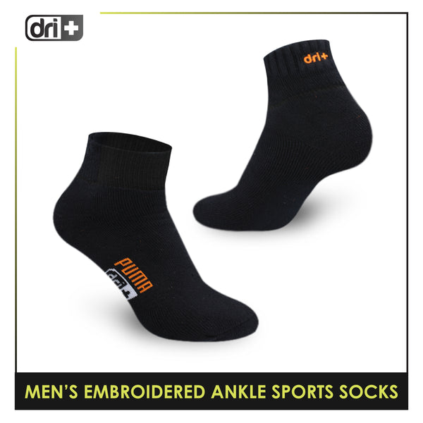 Dri Plus Men’s Embroidered Extreme Performance Ankle Socks 1 pair DMSE1202