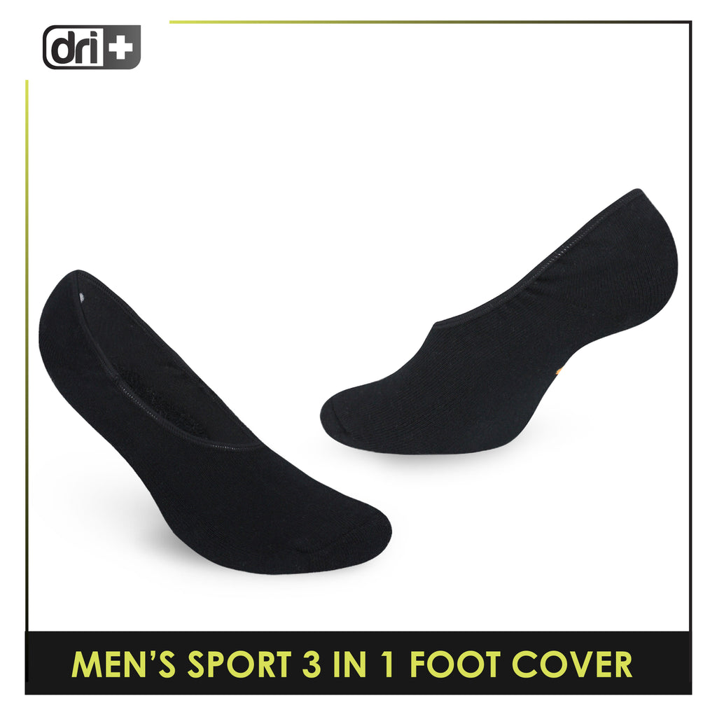 Dri Plus Men's Thick Sports Foot Cover Socks 3 pairs in a pack DMSFG3