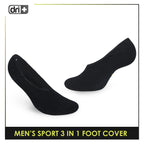 Dri Plus Men's Thick Sports Foot Cover Socks 3 pairs in a pack DMSFG3