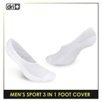 Dri Plus Men's Thick Sports Foot Cover Socks 3 pairs in a pack DMSFG3