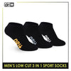 Dri Plus Men’s Extreme Performance Low Cut Socks 3 pairs in a pack DMSG2402