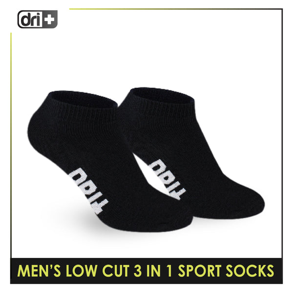 Dri Plus Men’s Extreme Performance Low Cut Socks 3 pairs in a pack DMSG2402