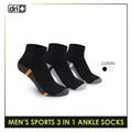 Dri Plus Men's Thick Sports Ankle Socks 3 pairs in a pack DMSKG18