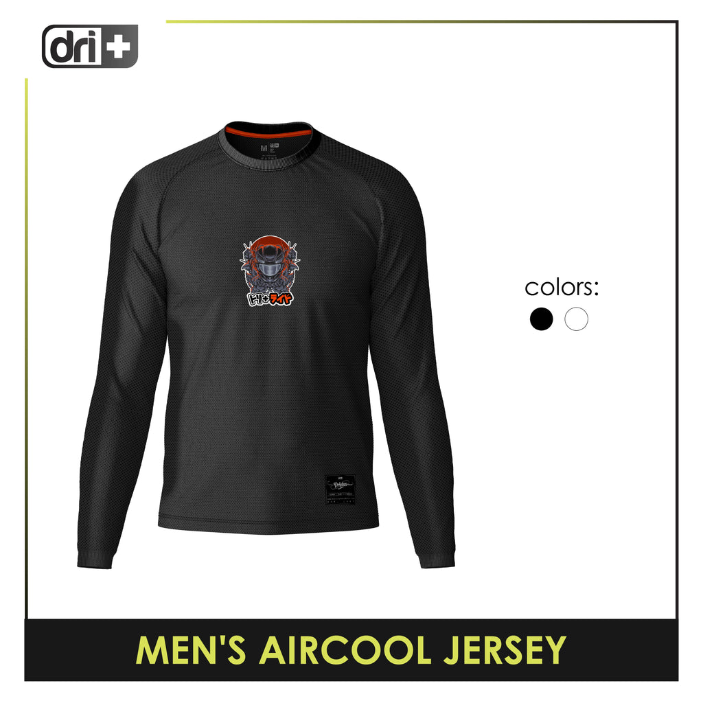 Dri Plus Men's Boney-Wan Kenobi Odor Free Motorcycle Jersey Long Sleeve DMSSJR3403