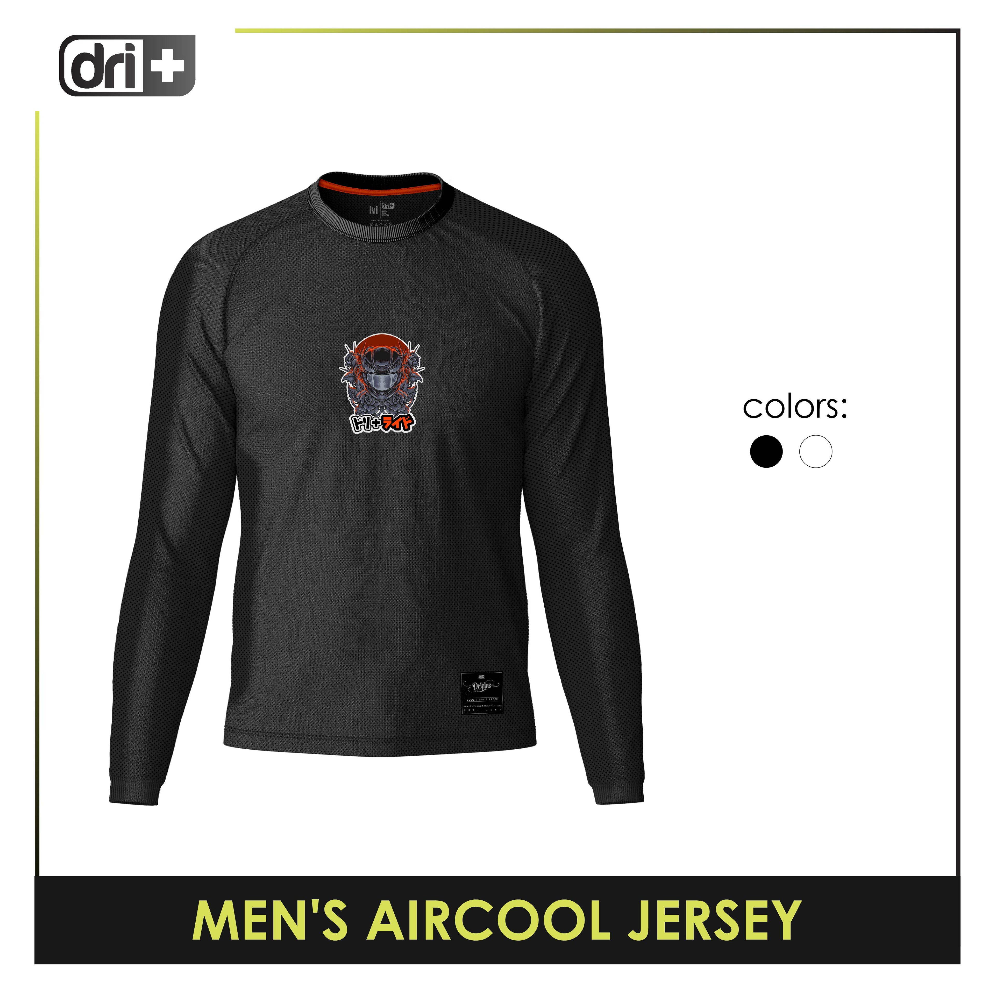 Dri Plus Men's Boney-Wan Kenobi Odor Free Motorcycle Jersey Long Sleeve DMSSJR3403