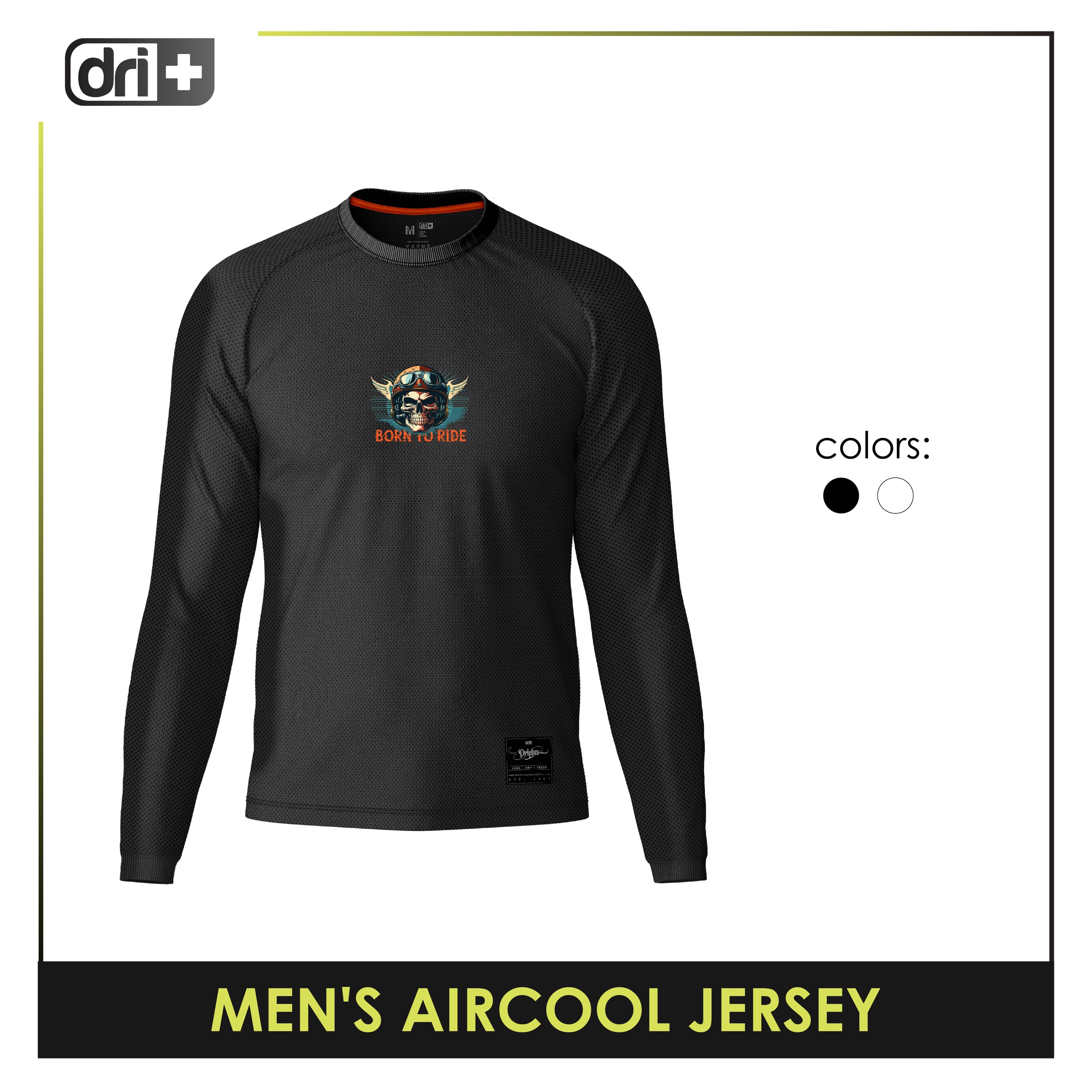 Dri Plus Men's Jon Bone Odor Free Motorcycle Jersey Long Sleeve DMSSJR3406