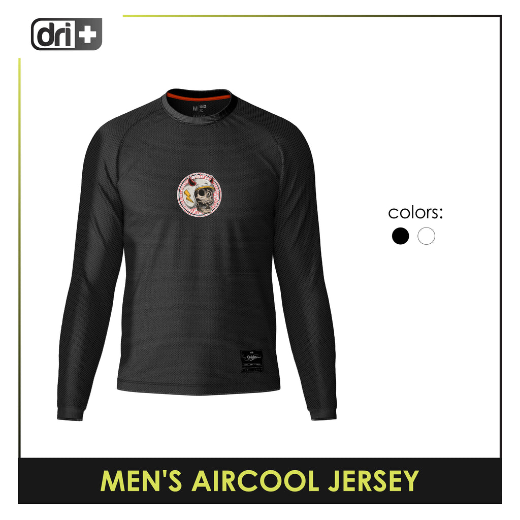 Dri Plus Men's Scary Potter Odor Free Motorcycle Jersey Long Sleeve DMSSJR3408