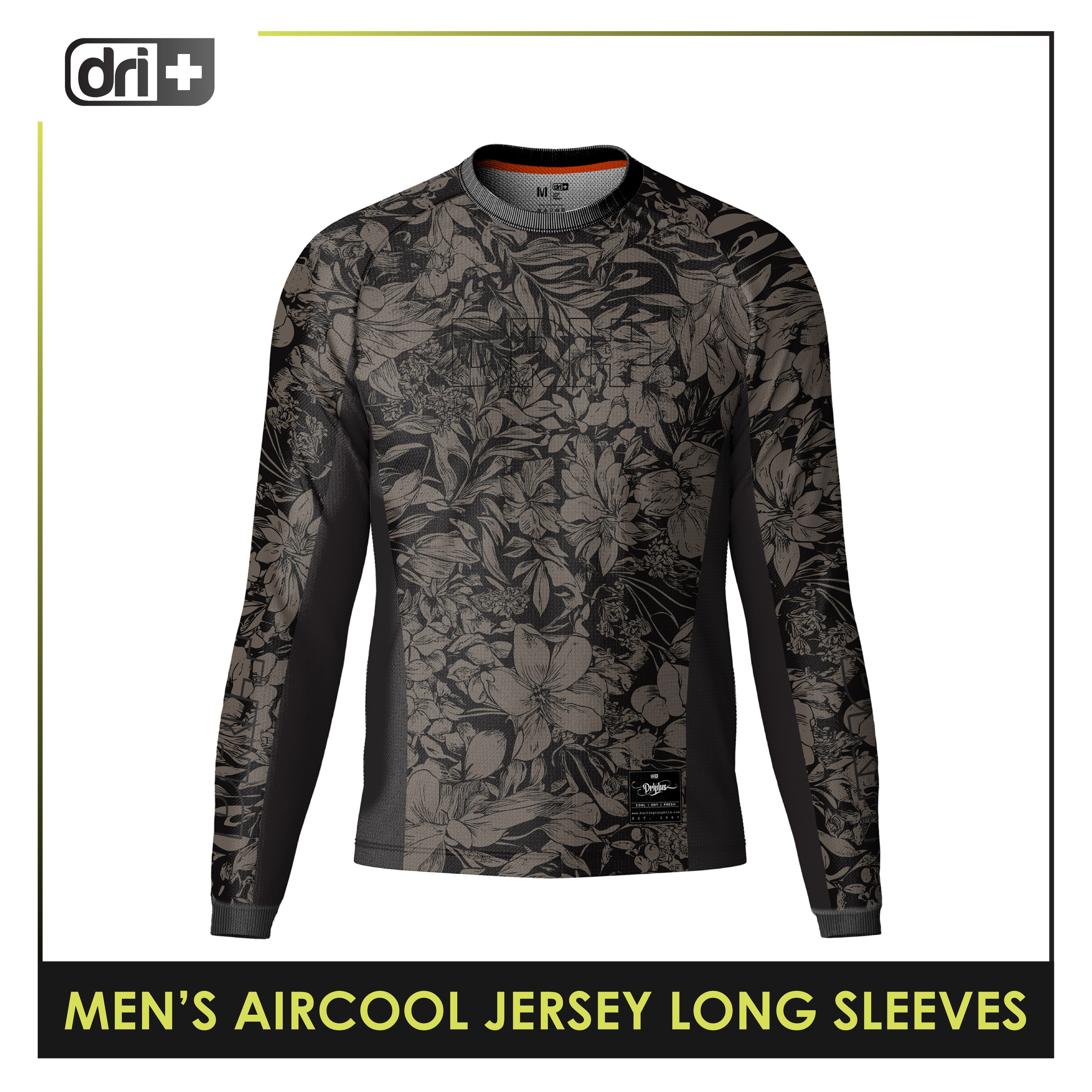 Dri Plus Men's Camo Collection Aircool Jersey Long Sleeves 1pc DMSSJR513