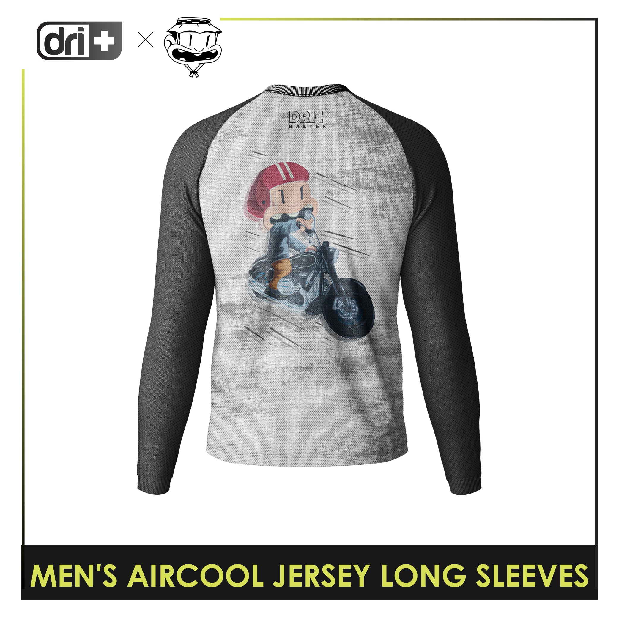 Dri Plus Men’s Baltek Collection Aircool Jersey Long Sleeves 1pc DMSSJR523