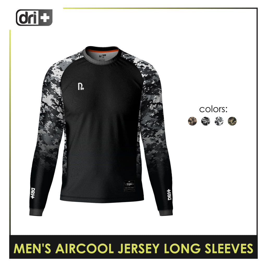 Dri Plus Men's Camo Collection Aircool Jersey Long Sleeves 1pc DMSSJR531