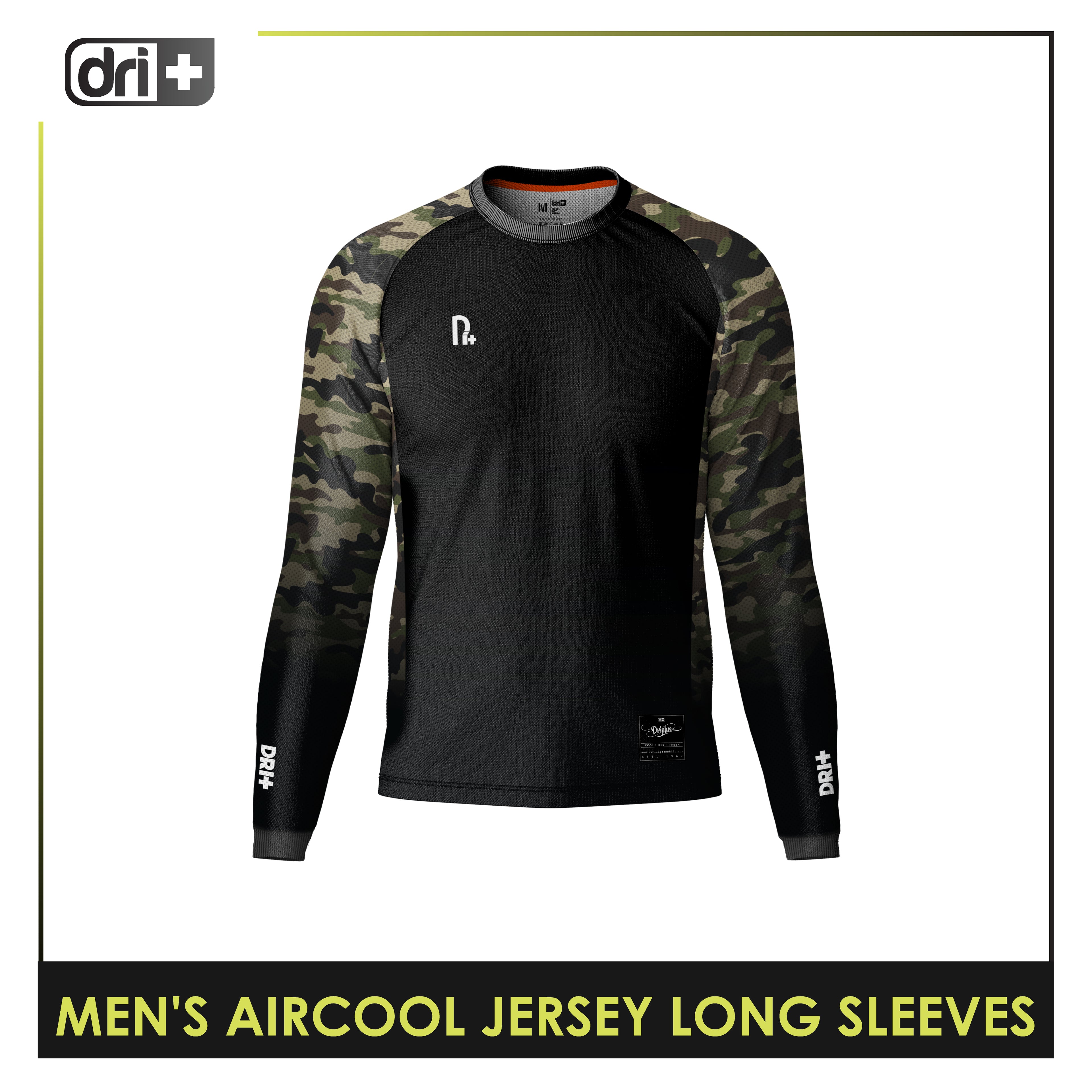 Dri Plus Men's Camo Collection Aircool Jersey Long Sleeves 1pc DMSSJR531