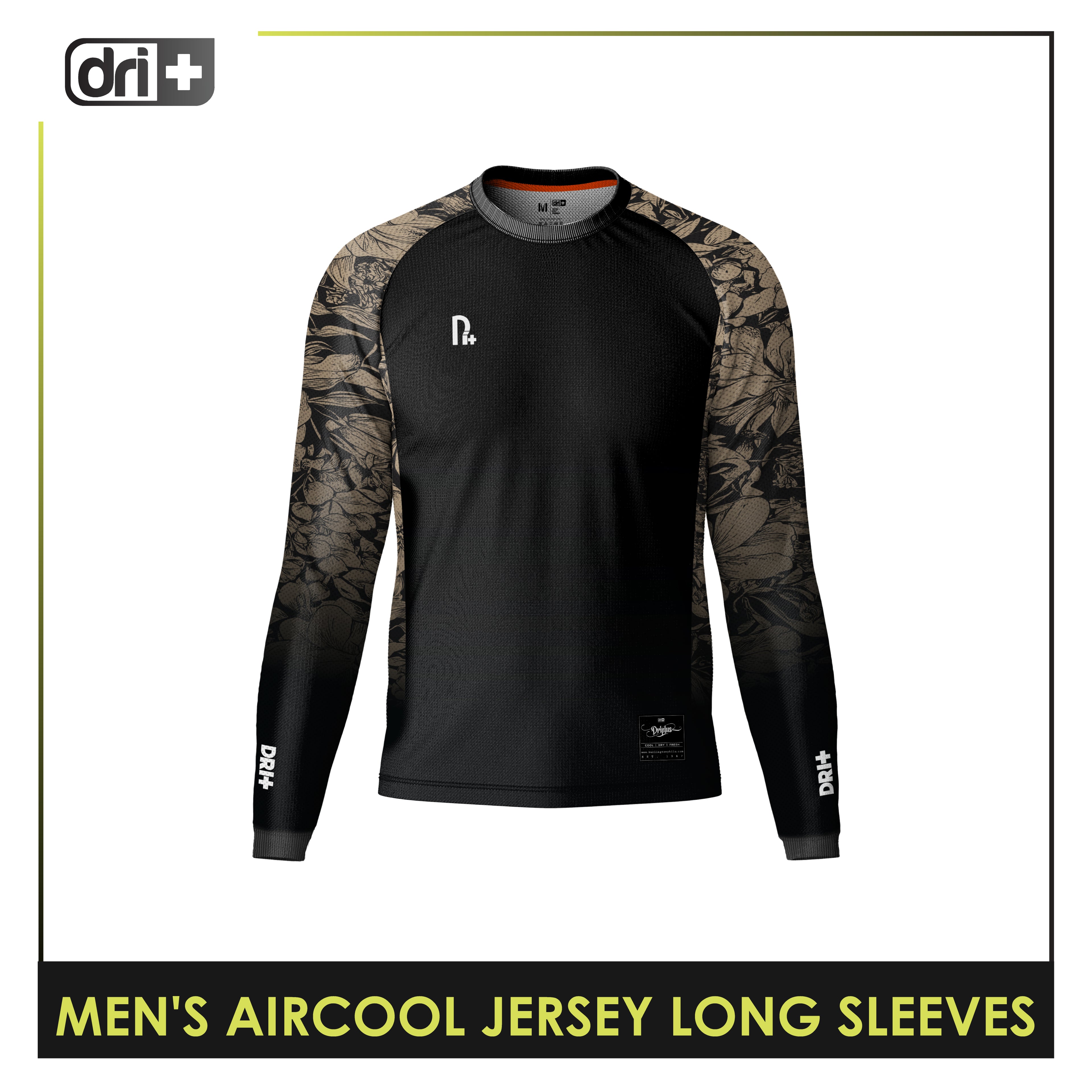 Dri Plus Men's Camo Collection Aircool Jersey Long Sleeves 1pc DMSSJR531