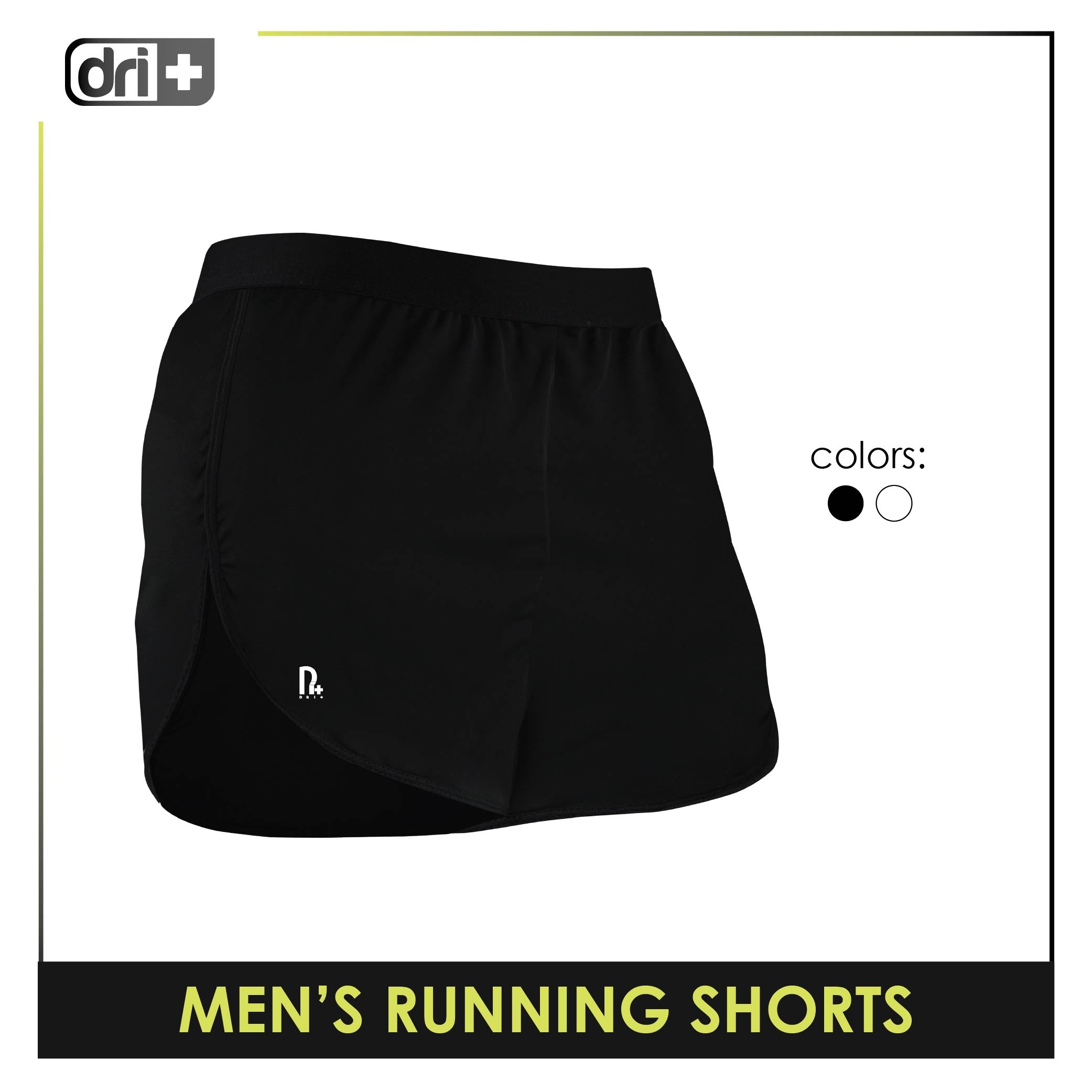 Dri Plus Run Mens Microcool Running Short 1 piece DUMBX511