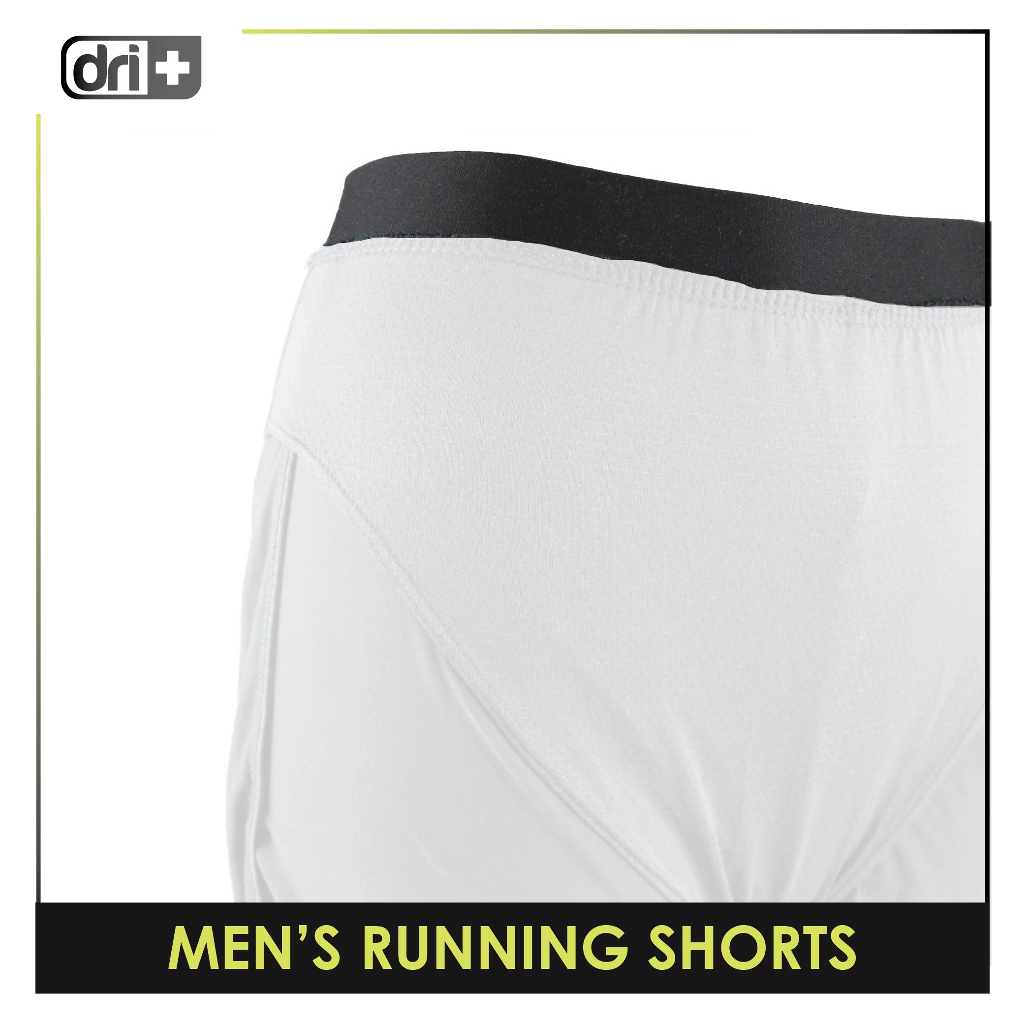 Dri Plus Run Mens Microcool Running Short 1 piece DUMBX511