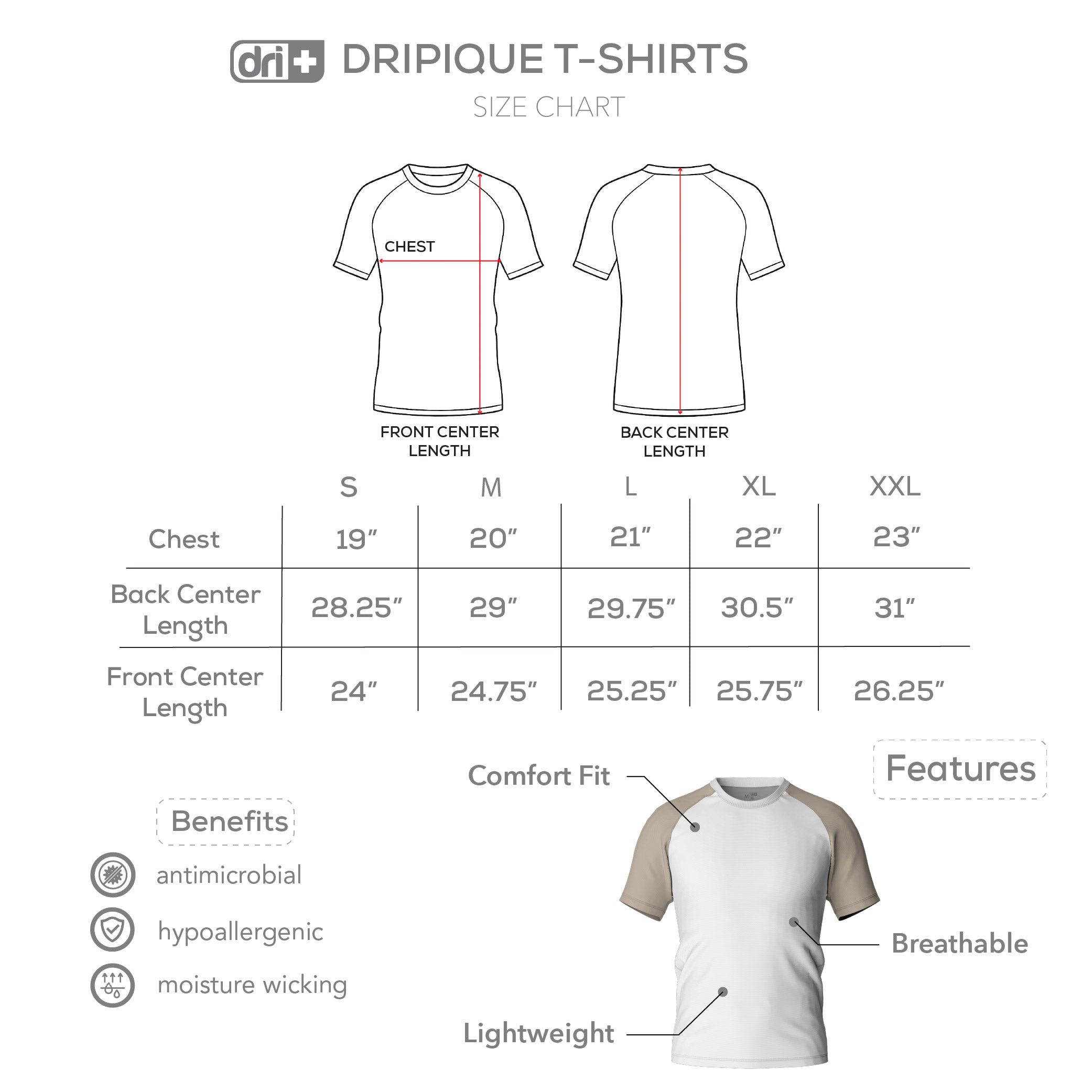 Dri Plus Men’s DRIPIQUE Collection Shirt 1pc DUMSRN532