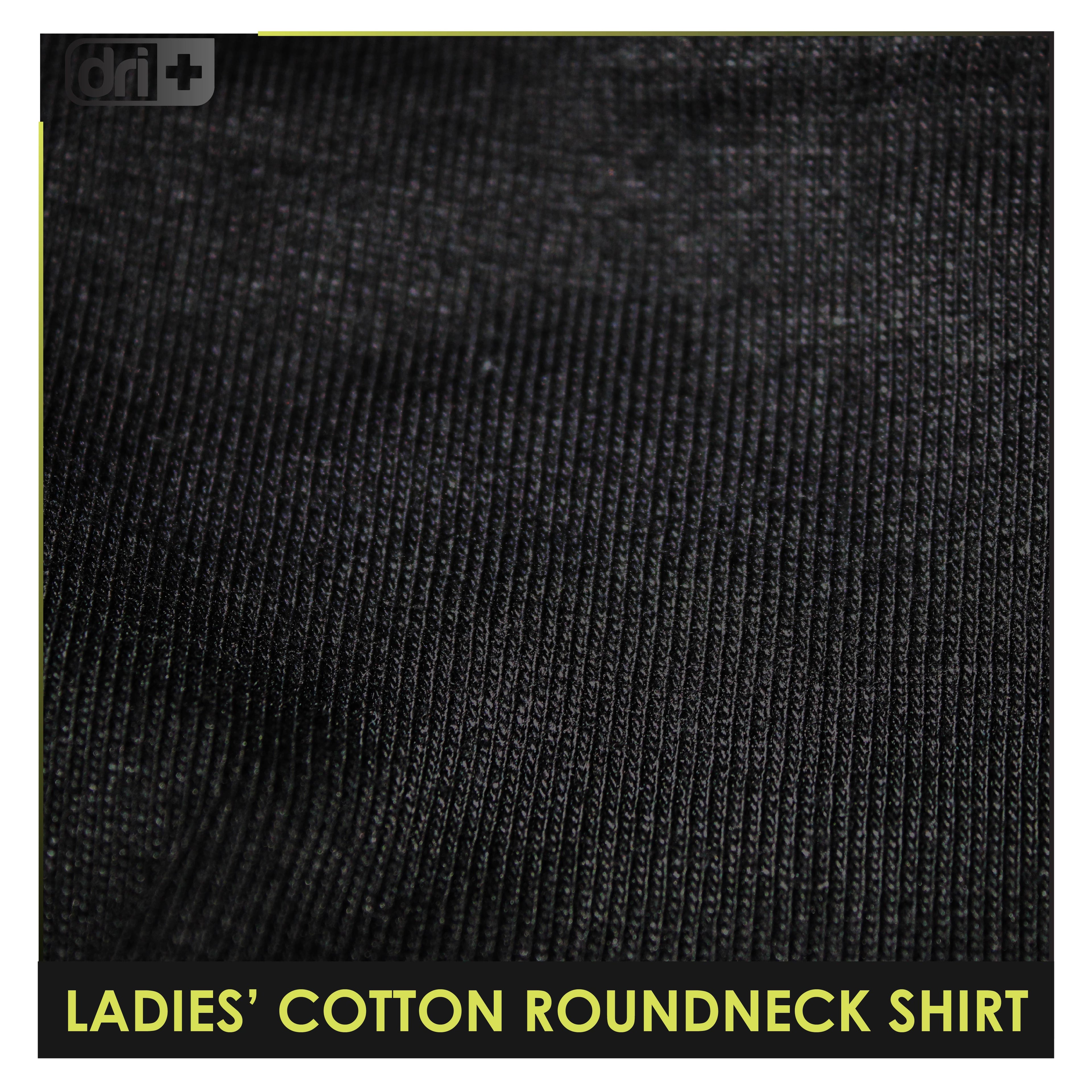 Dri Plus Ladies’ Anti-Odor Sweat Wicking Cotton+ Shirt 1 pc DULSR3401