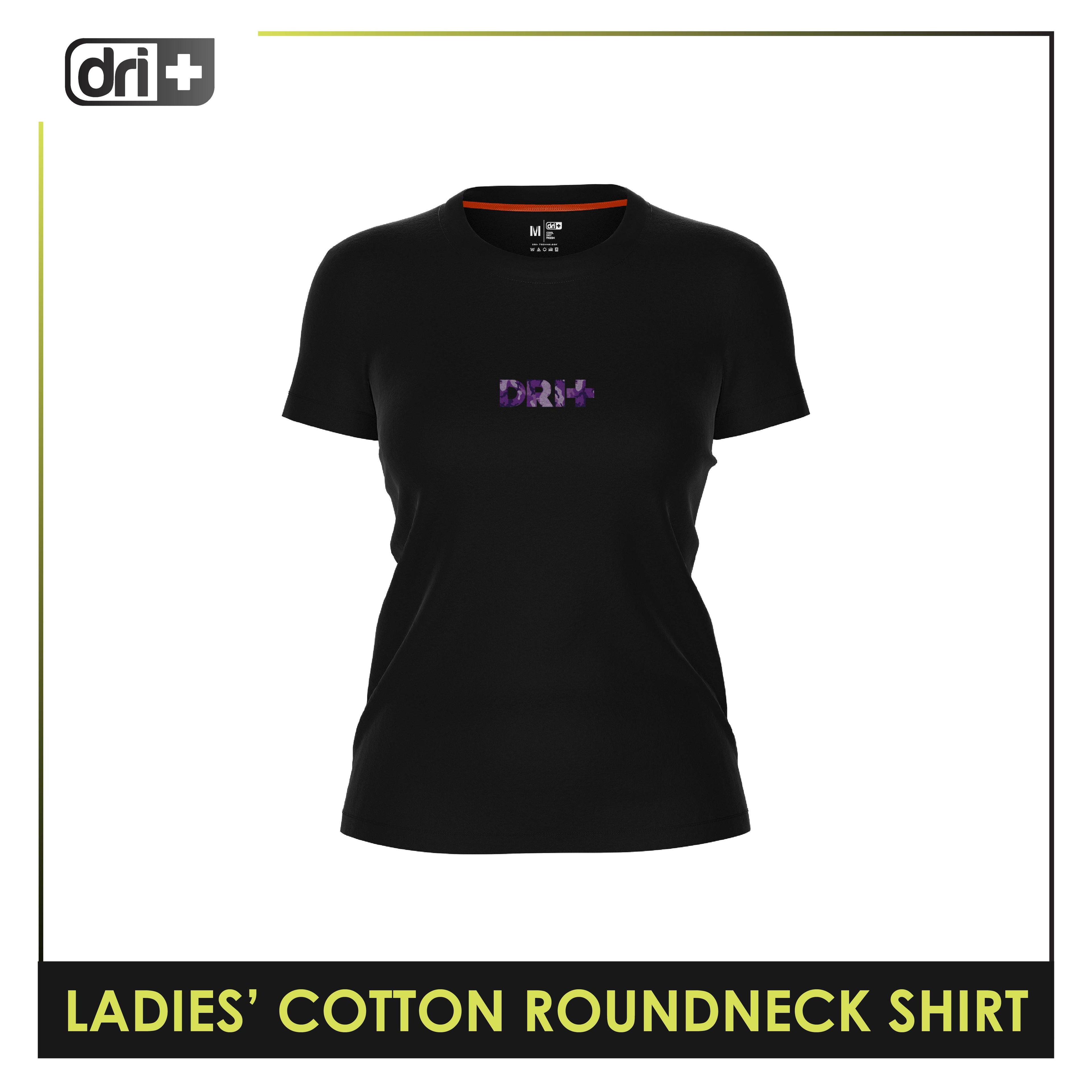 Dri Plus Ladies’ Anti-Odor Sweat Wicking Cotton+ Shirt 1 pc DULSR3402
