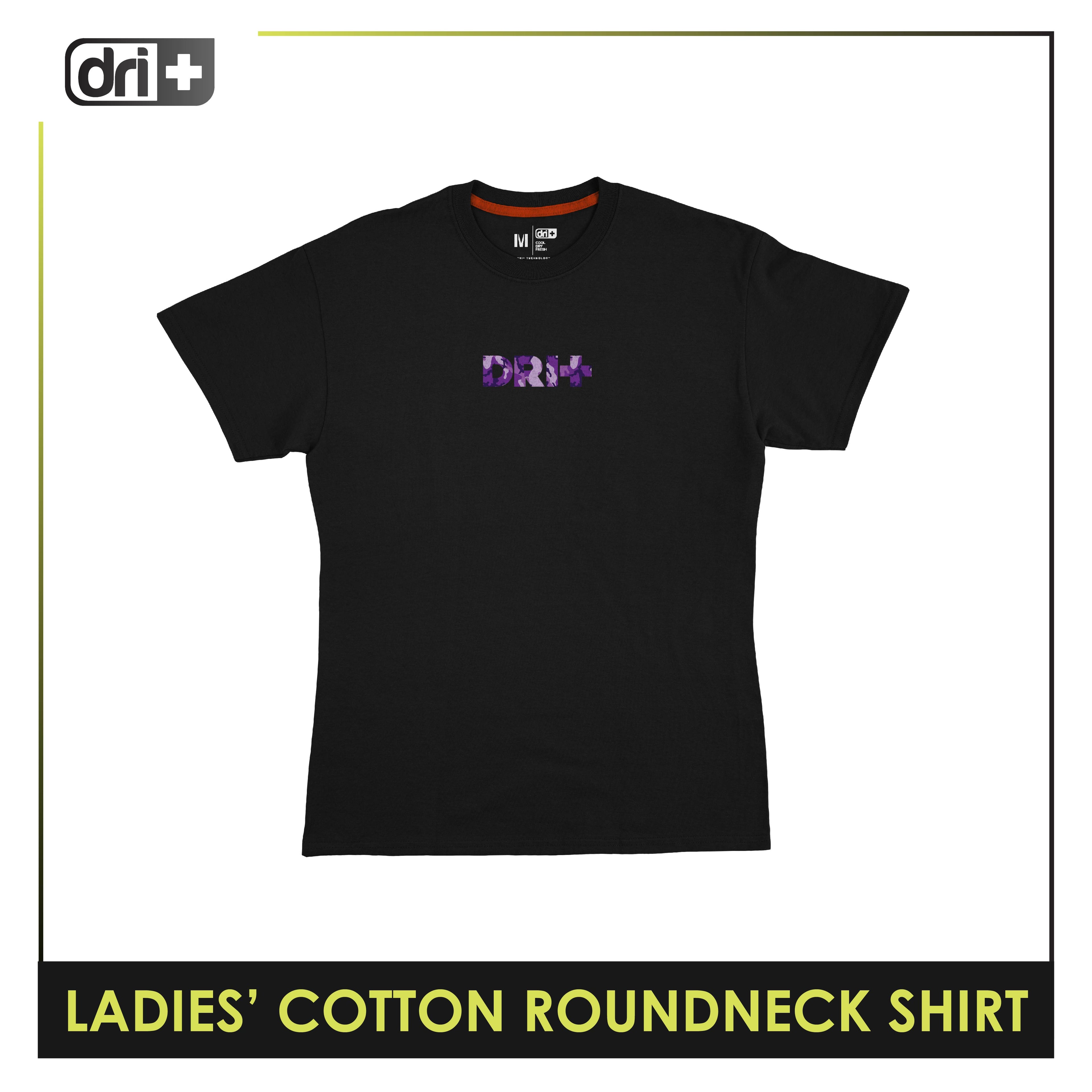 Dri Plus Ladies’ Anti-Odor Sweat Wicking Cotton+ Shirt 1 pc DULSR3402