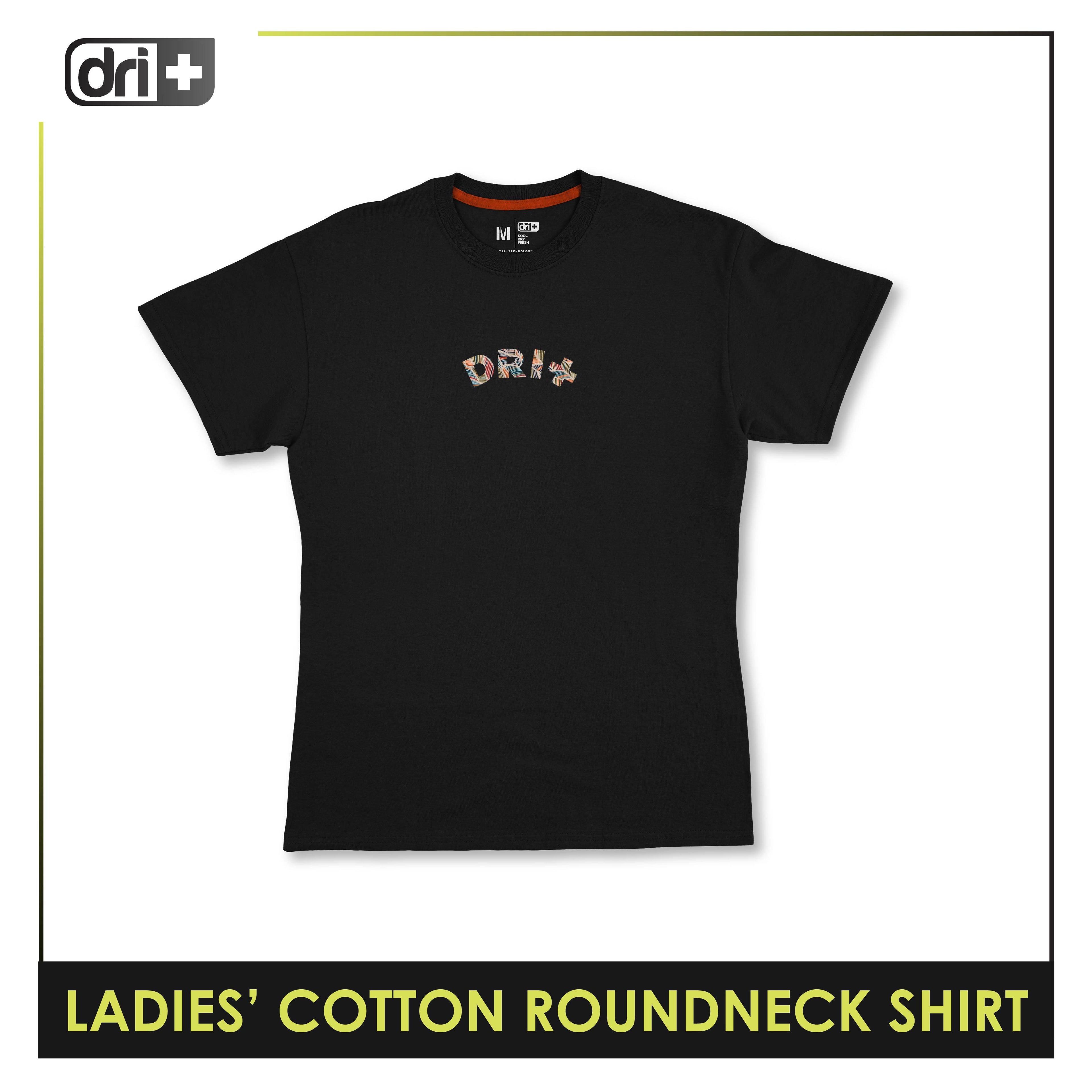 Dri Plus Ladies’ Anti-Odor Sweat Wicking Cotton+ Shirt 1 pc DULSR3403