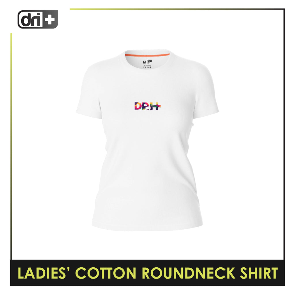 Dri Plus Ladies’ Anti-Odor Sweat Wicking Cotton+ Shirt 1 pc DULSR3403
