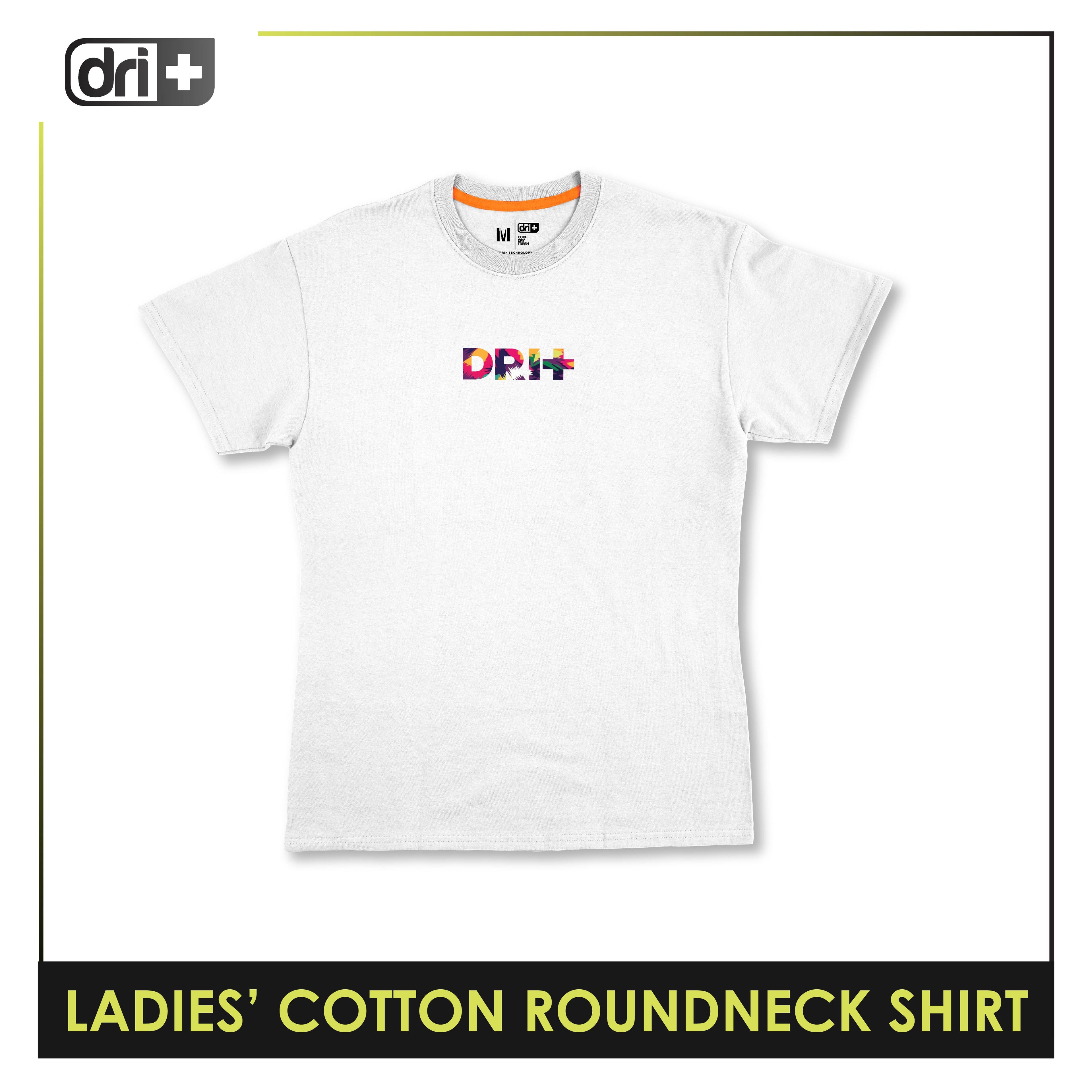 Dri Plus Ladies’ Anti-Odor Sweat Wicking Cotton+ Shirt 1 pc DULSR3403