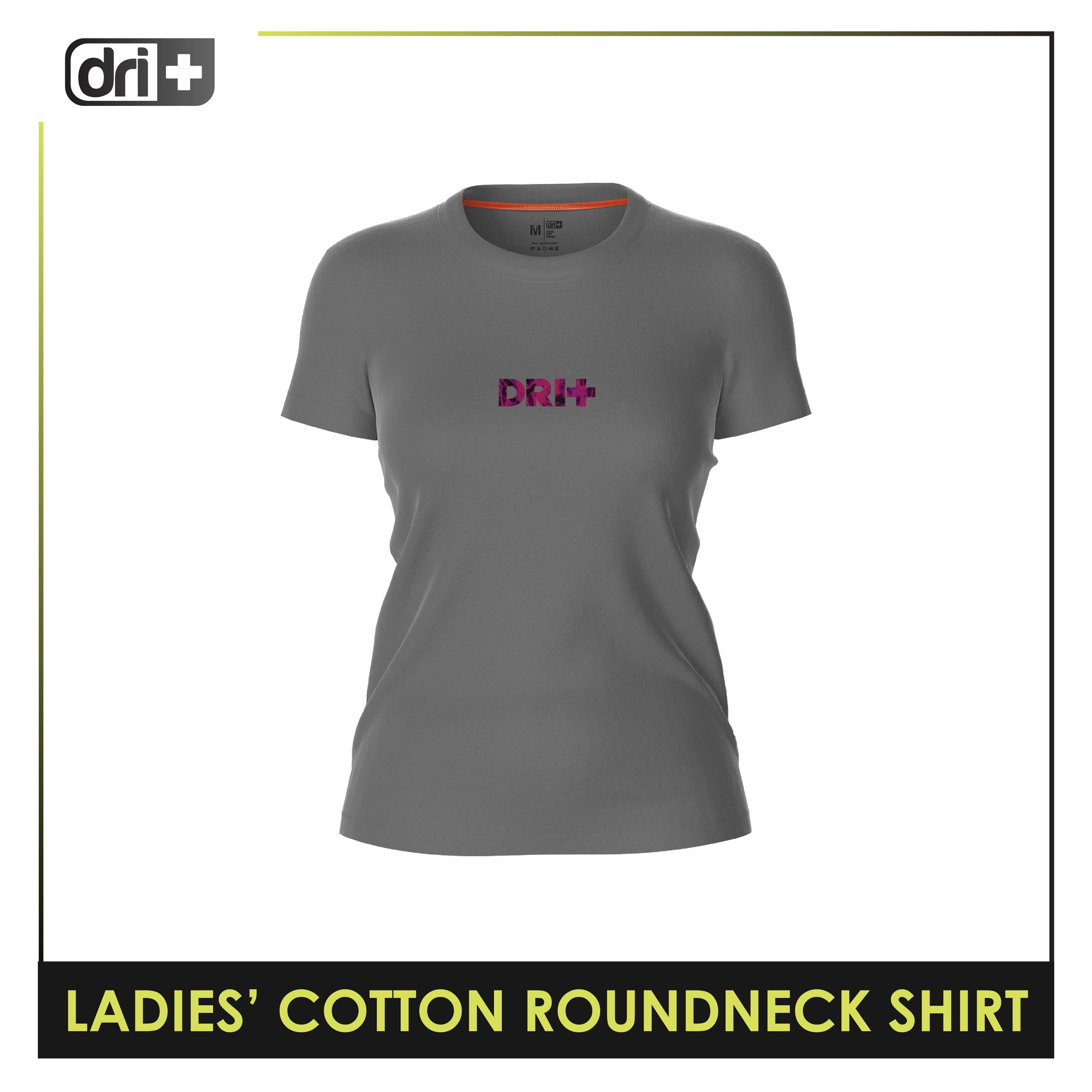 Dri Plus Ladies’ Anti-Odor Sweat Wicking Cotton+ Shirt 1 pc DULSR3403