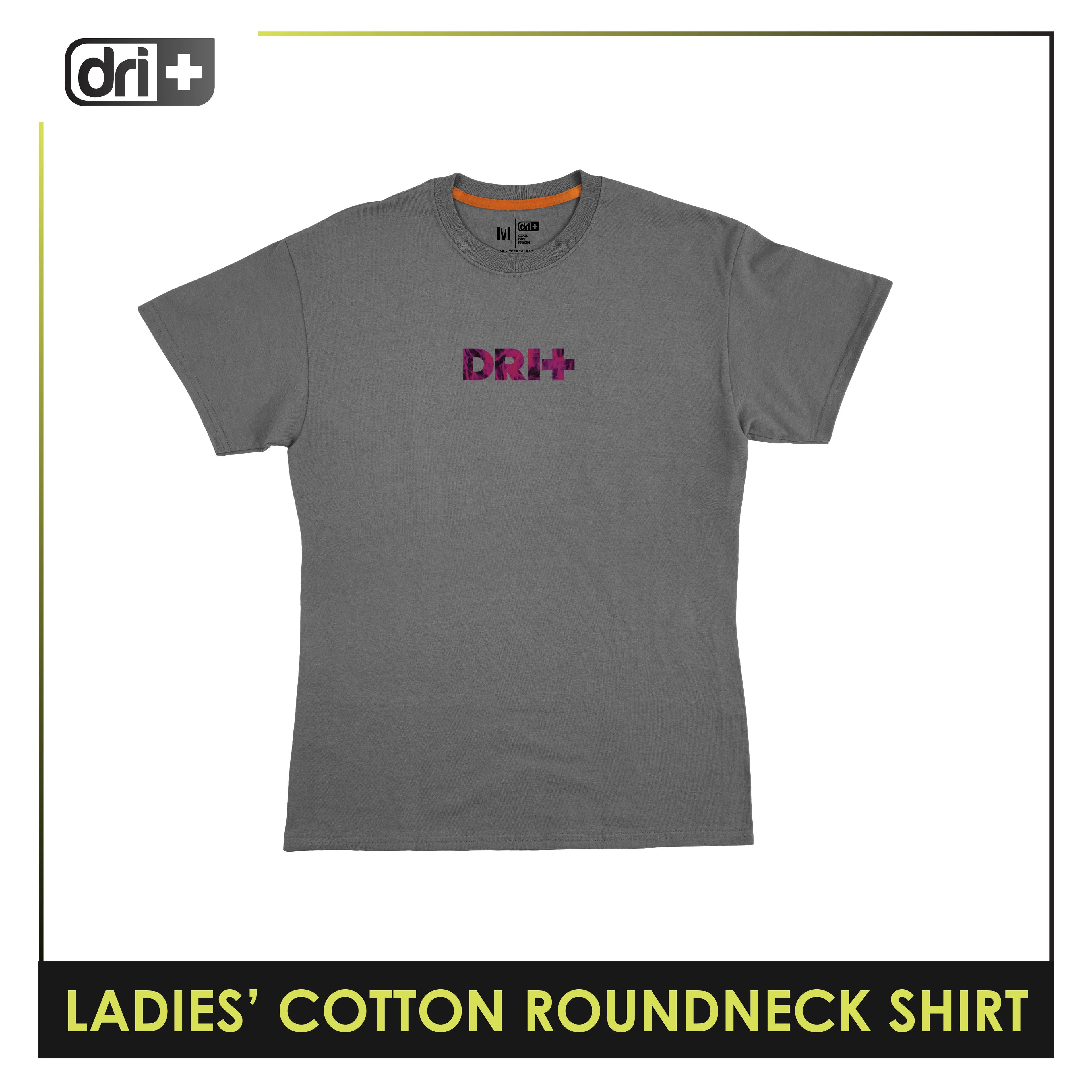Dri Plus Ladies’ Anti-Odor Sweat Wicking Cotton+ Shirt 1 pc DULSR3403