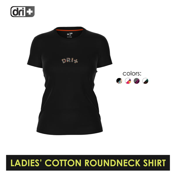 Dri Plus Ladies’ Anti-Odor Sweat Wicking Cotton+ Shirt 1 pc DULSR3403