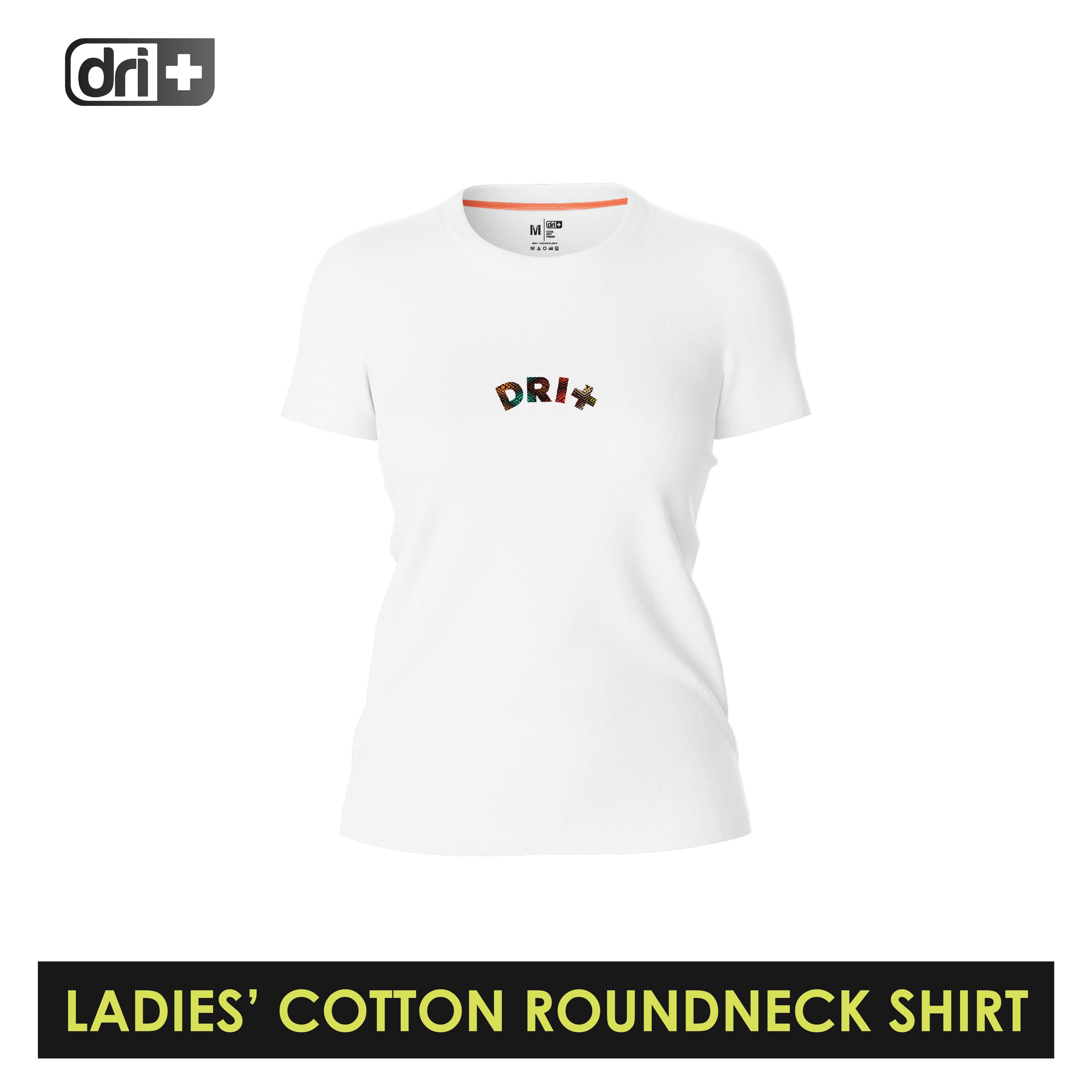 Dri Plus Ladies’ Anti-Odor Sweat Wicking Cotton+ Shirt 1 pc DULSR3403