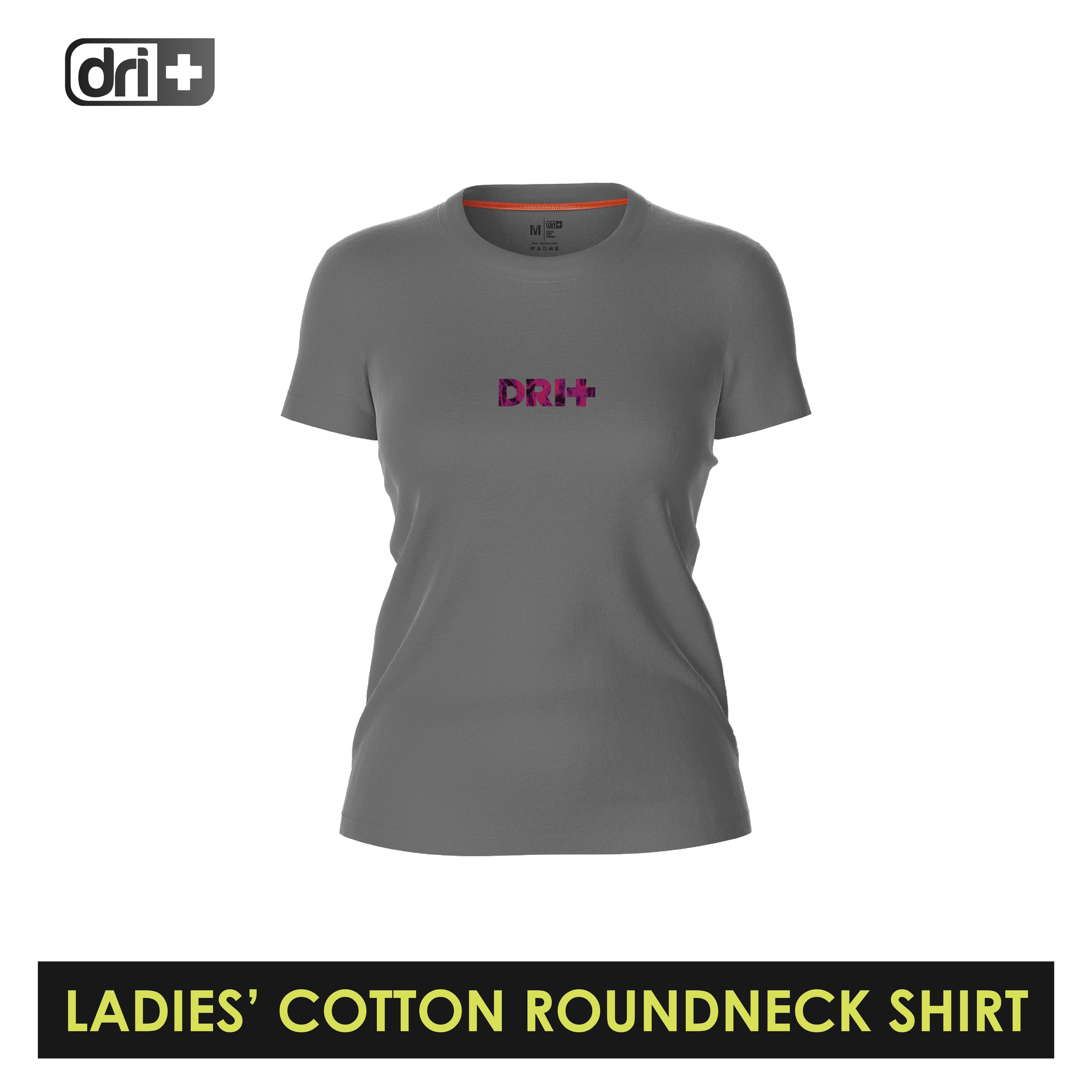 Dri Plus Ladies’ Anti-Odor Sweat Wicking Cotton+ Shirt 1 pc DULSR3403