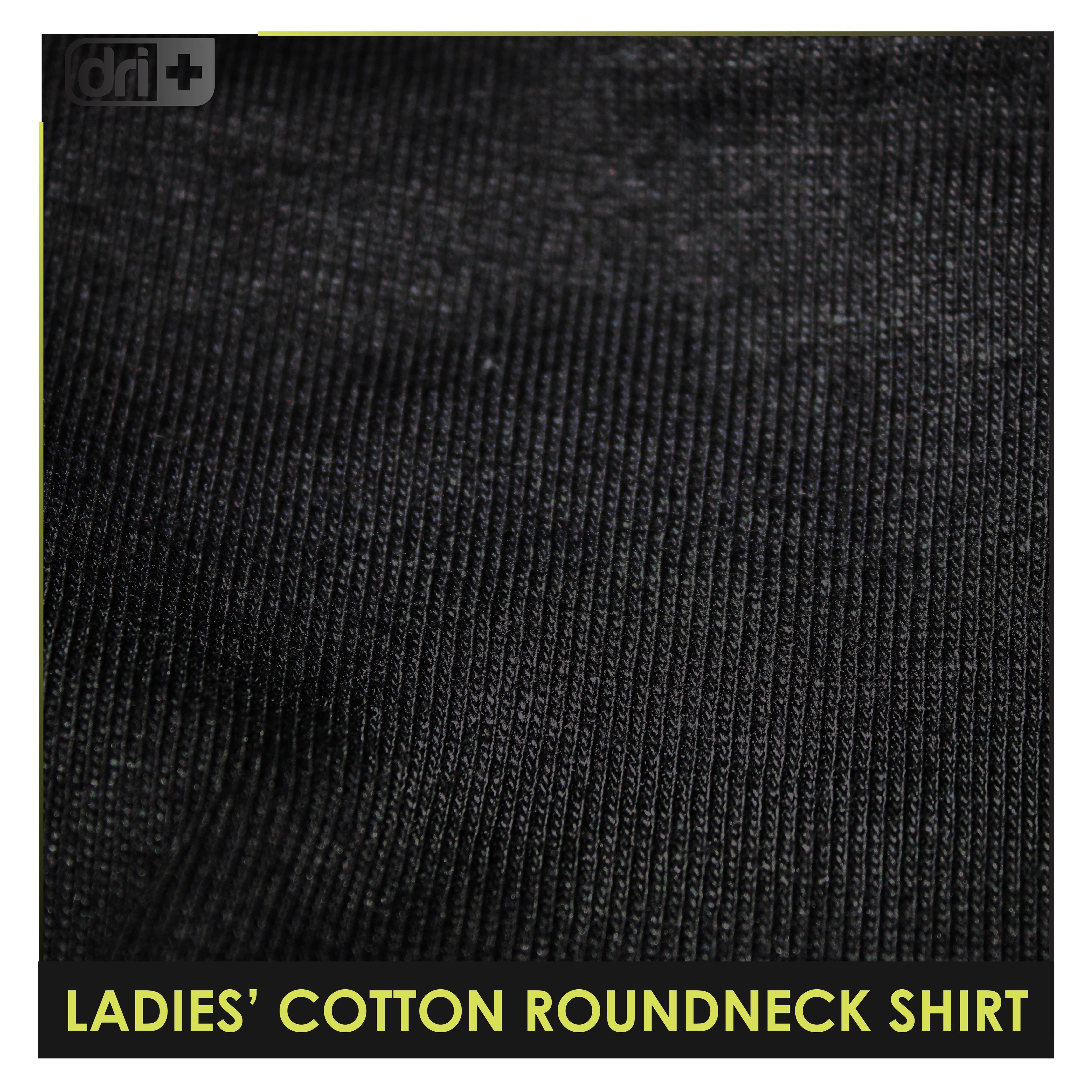 Dri Plus Ladies’ Anti-Odor Sweat Wicking Cotton+ Shirt 1 pc DULSR3403