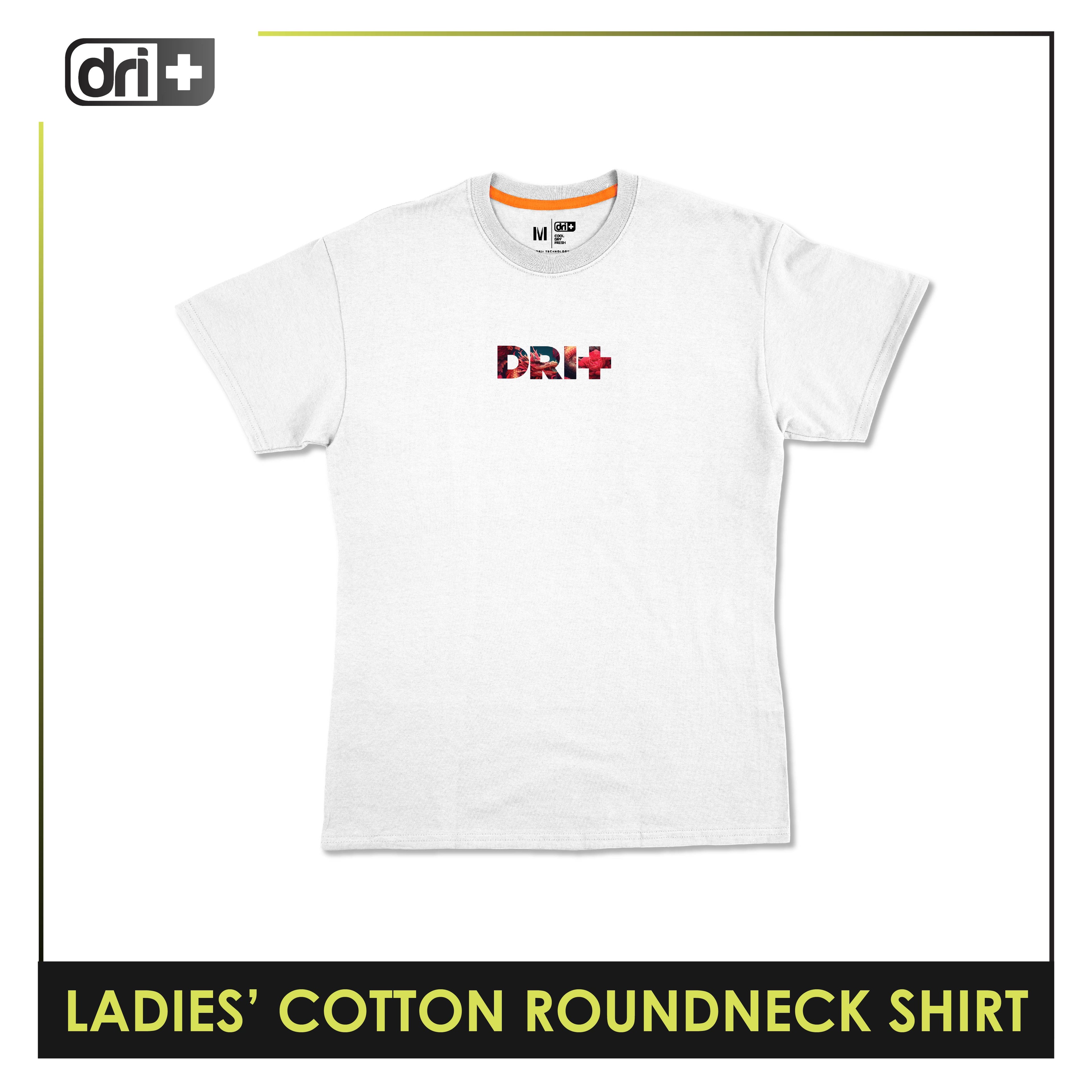 Dri Plus Ladies' Dragon Anti-Odor Sweat Wicking Cotton+ Shirt 1 pc DULSR4101