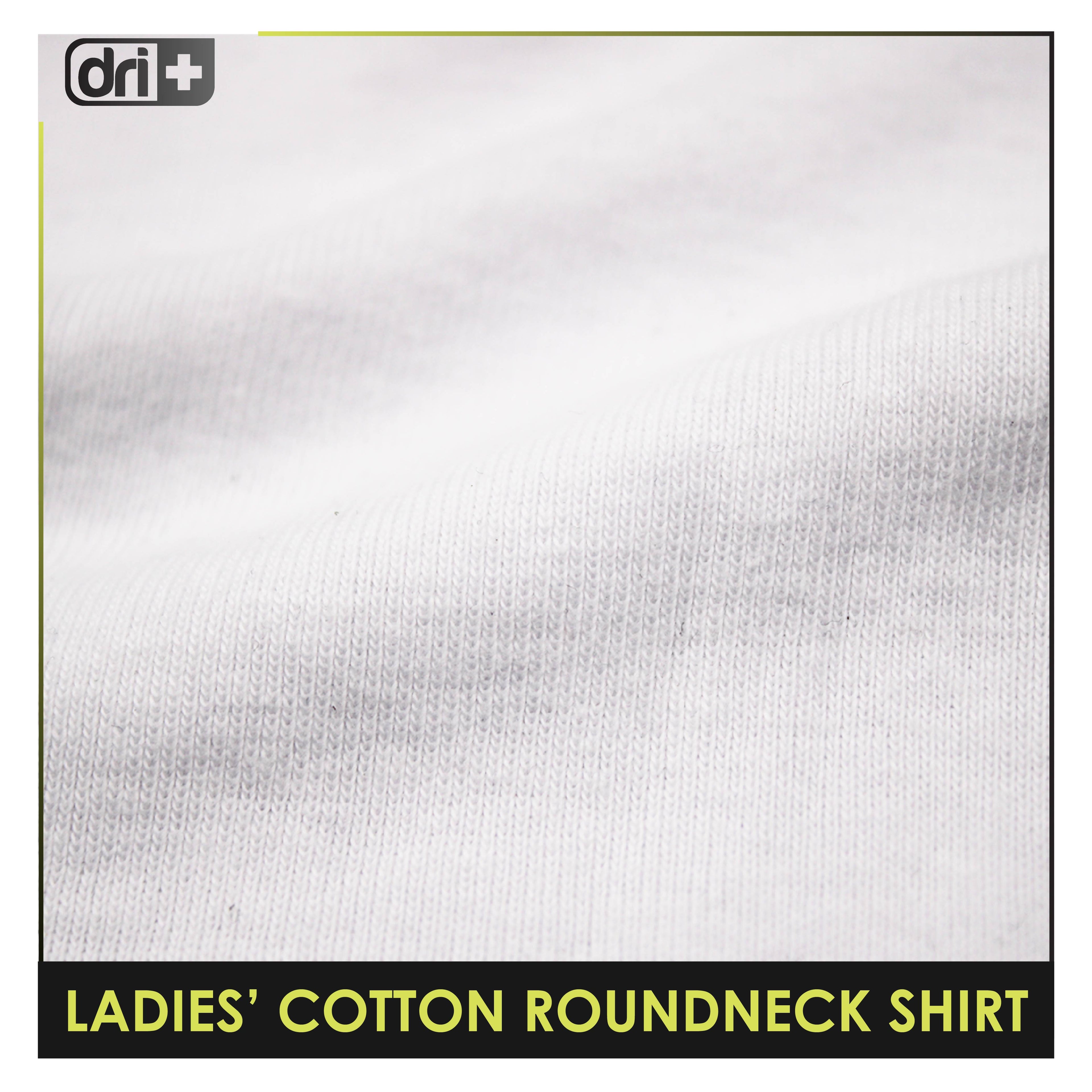 Dri Plus Ladies' Dragon Anti-Odor Sweat Wicking Cotton+ Shirt 1 pc DULSR4101