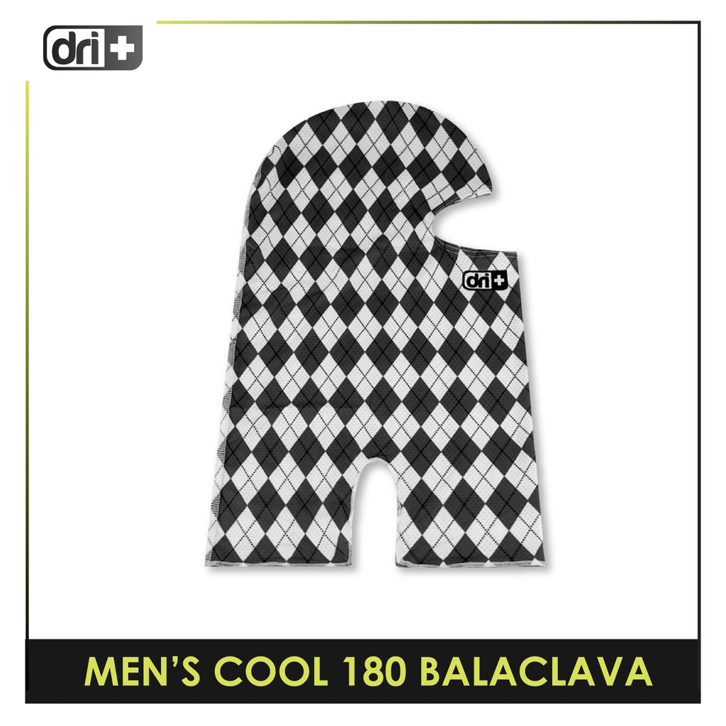Dri Plus Men's Dapper Washable Moisture Wicking Balaclava Cool 180 1 piece DUMB516