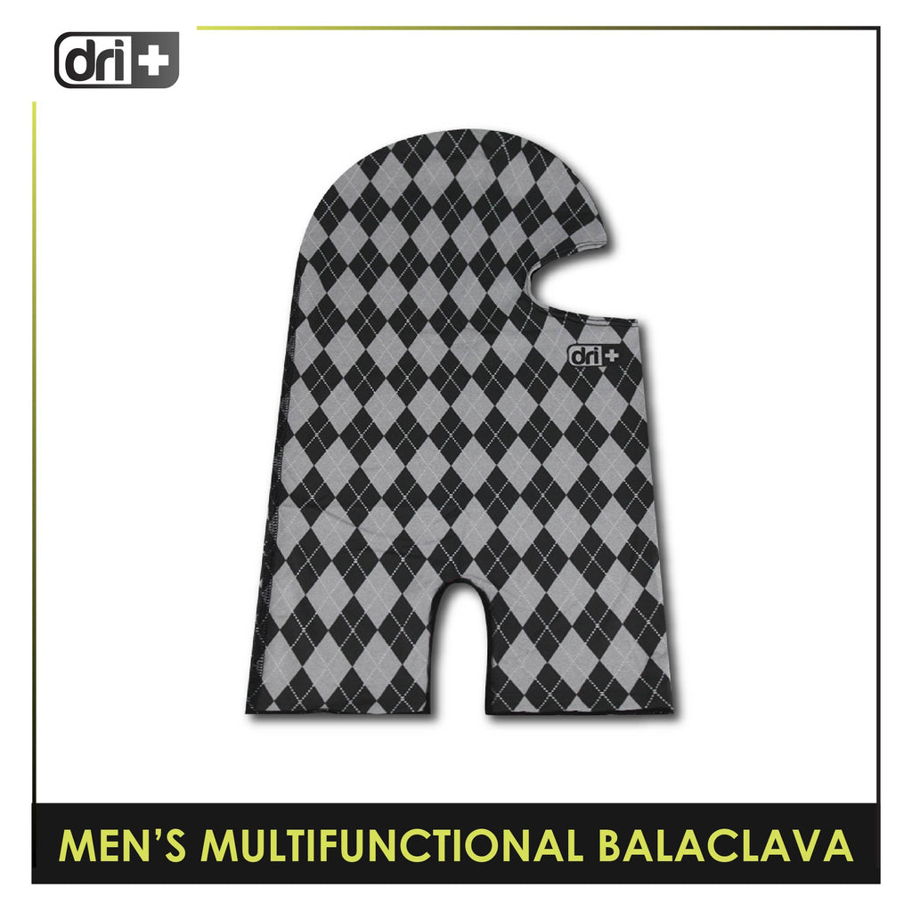 Dri Plus Men's Dapper Multifunctional Moisture Wicking Balaclava 1 piece DUMB516