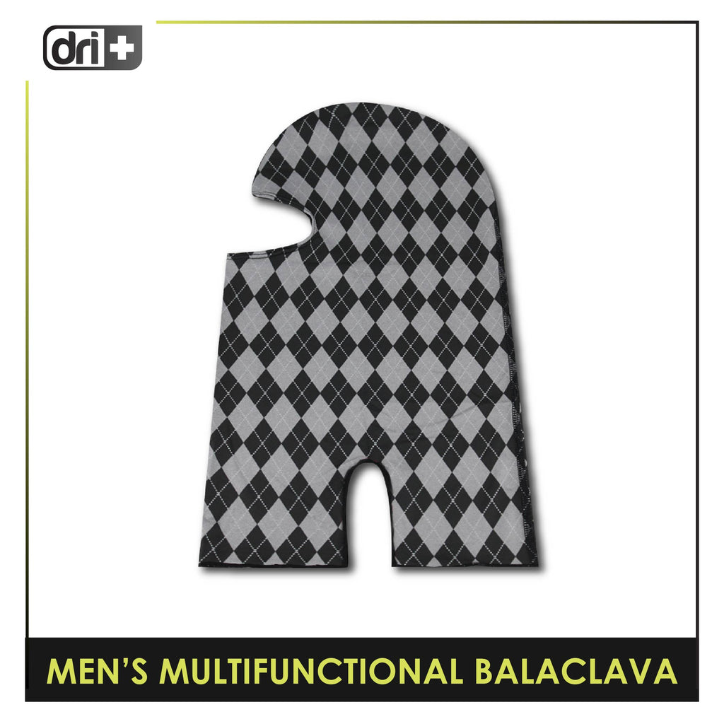 Dri Plus Men's Dapper Multifunctional Moisture Wicking Balaclava 1 piece DUMB516