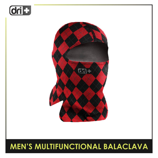 Dri Plus Men's Dapper Multifunctional Moisture Wicking Balaclava 1 piece DUMB516