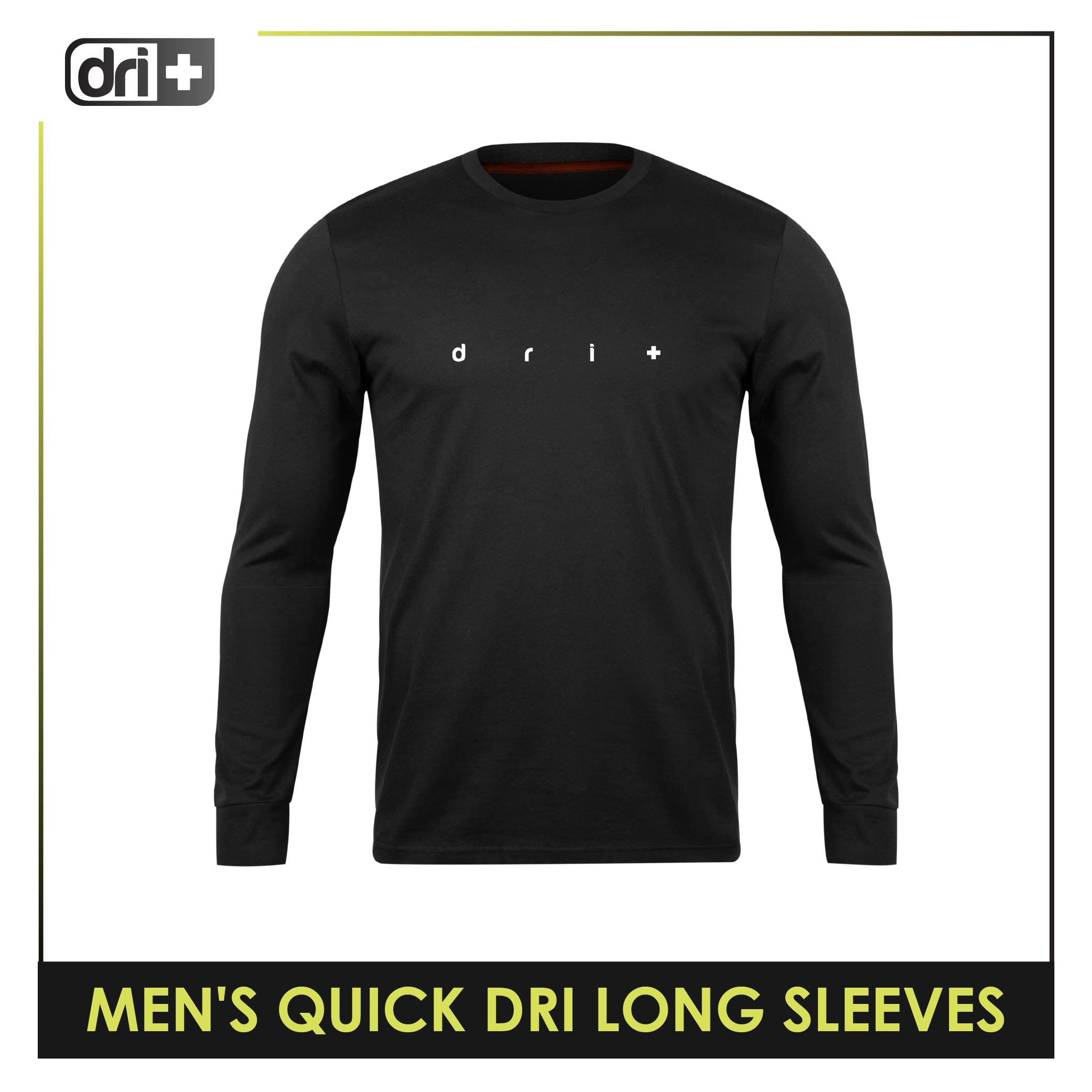 Dri Plus Men's Quick Dri Long Sleeve 1 piece DUMSJ4401