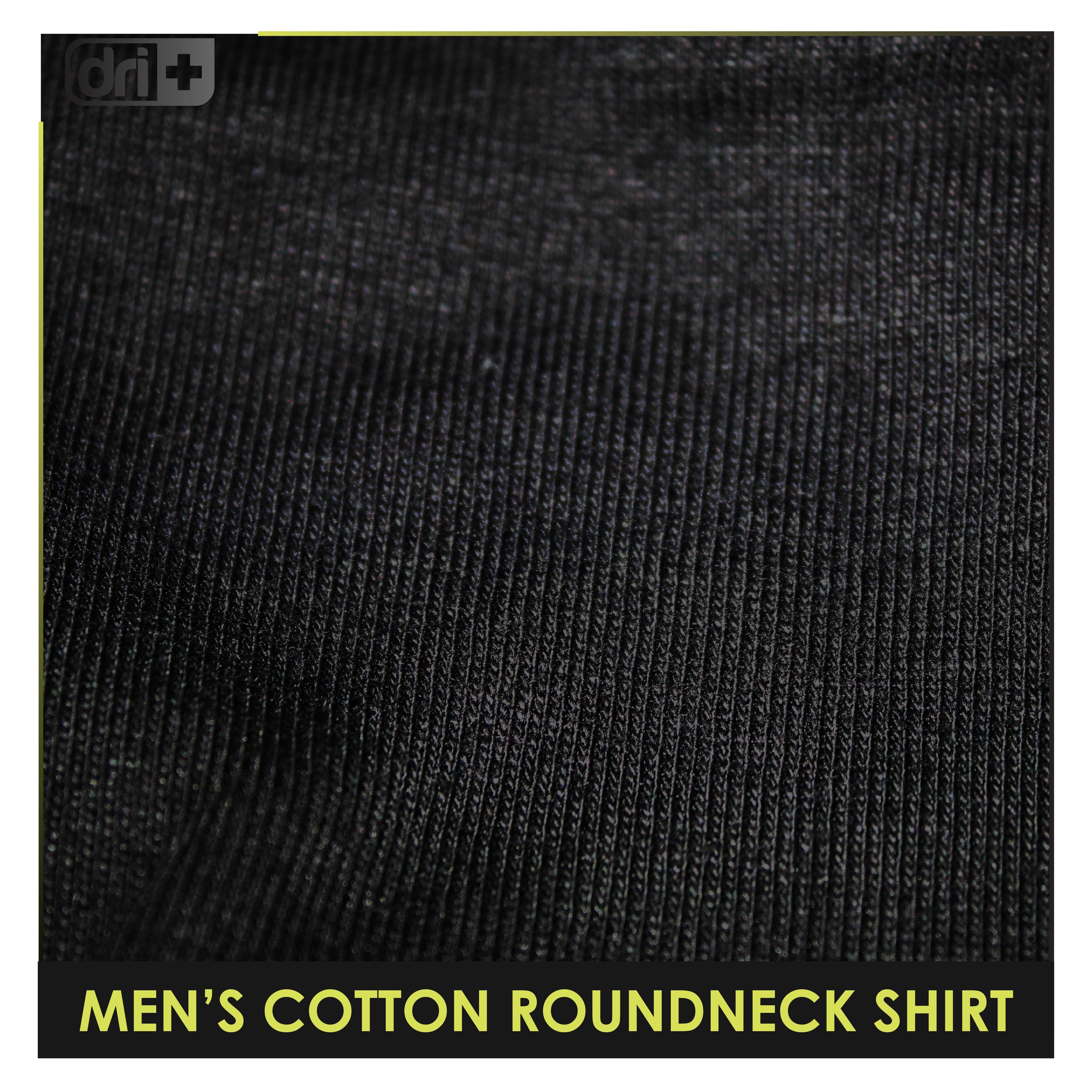 Dri Plus Men's Hand Sign Anti-Odor Sweat Wicking Cotton+ Shirt 1 pc DUMSR3413