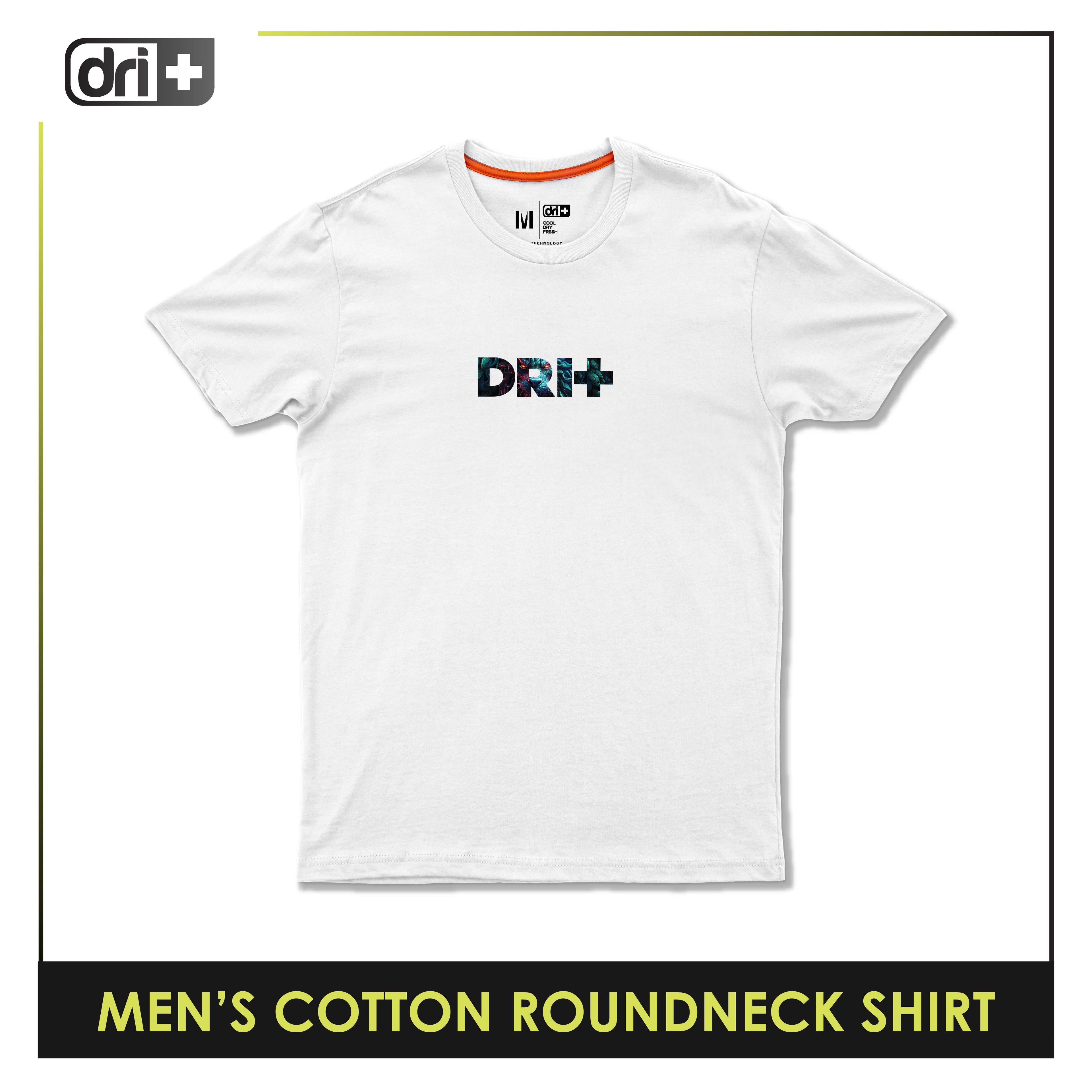 Dri Plus Men's Dragon Anti-Odor Sweat Wicking Cotton+ Shirt 1 pc DUMSR4102
