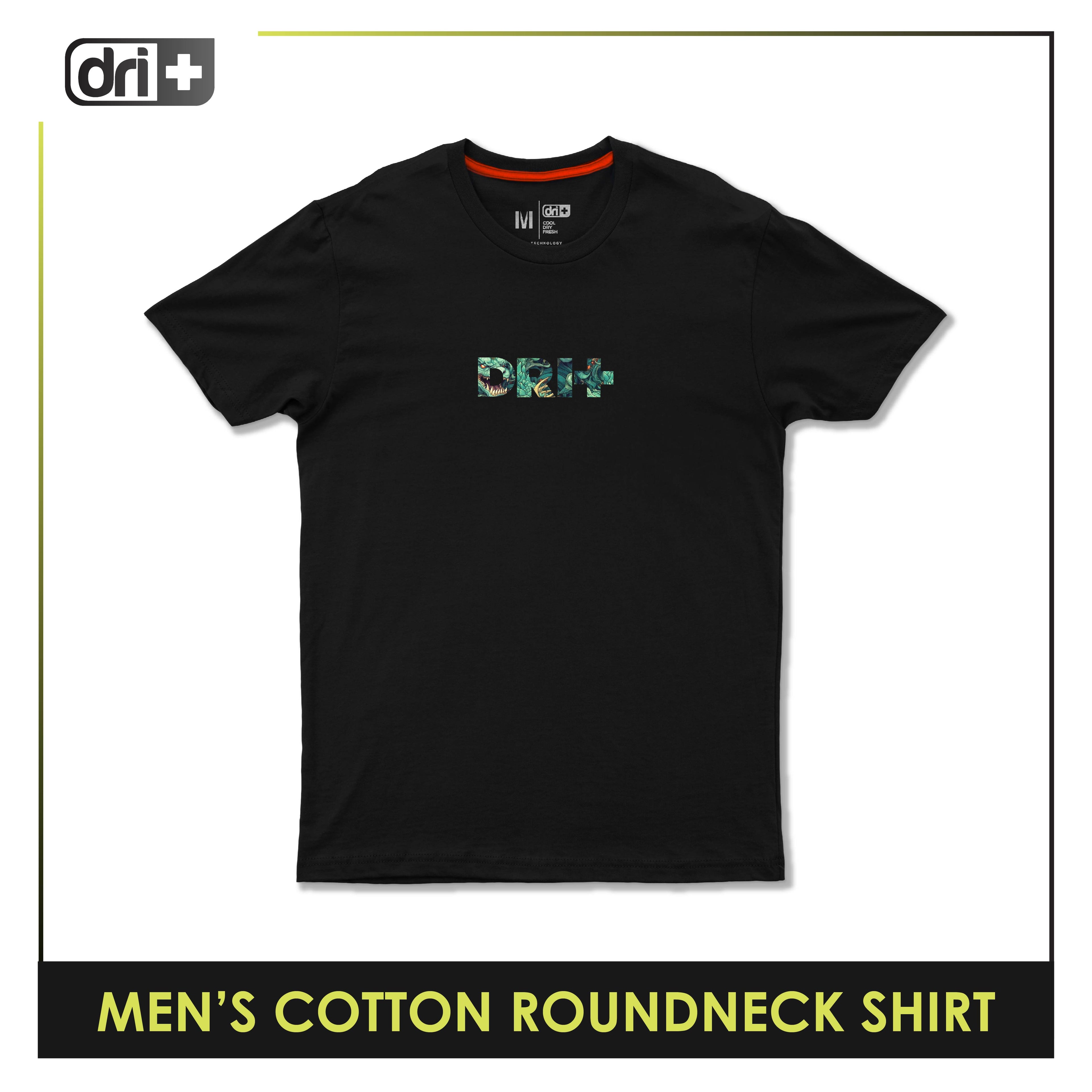 Dri Plus Men's Dragon Anti-Odor Sweat Wicking Cotton+ Shirt 1 pc DUMSR4102