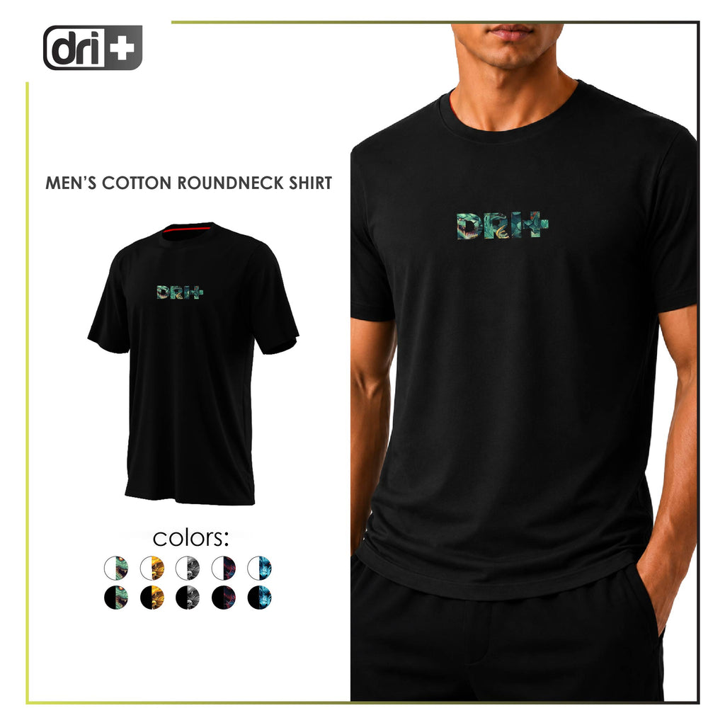 Dri Plus Men's Dragon Anti-Odor Sweat Wicking Cotton+ Shirt 1 pc DUMSR4102