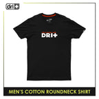 Dri Plus Men's Anti-Odor Sweat Wicking Cotton Shirt 1 piece DUMSR4403