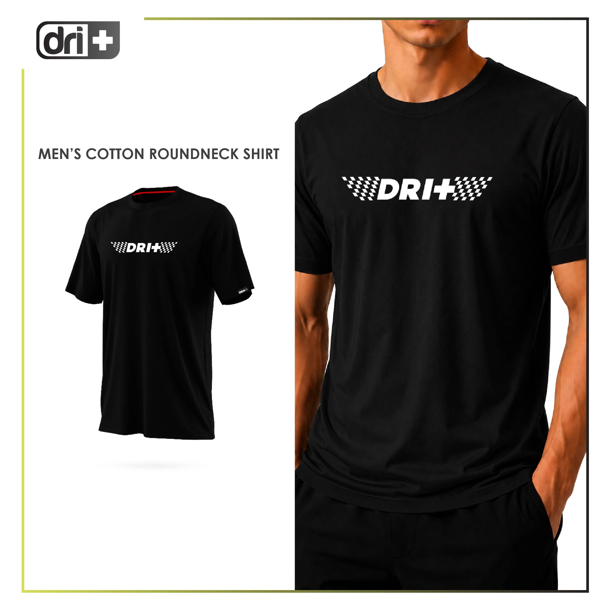 Dri Plus Men's Anti-Odor Sweat Wicking Cotton Shirt 1 piece DUMSRC4406