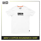 Dri Plus Men's Anti-Odor Sweat Wicking Cotton Roundneck Shirt 1 piece DUMSRC511