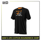 Dri Plus Men’s Doripurasu Anti-Odor Sweat Wicking Light Cotton Roundneck Shirt 1 piece DUMSRC5210
