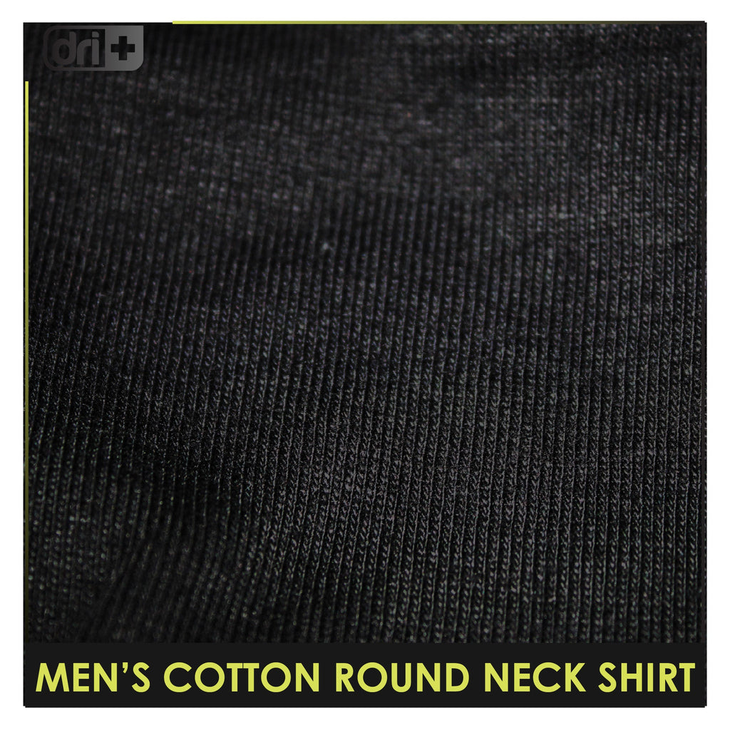 Dri Plus Men’s Doripurasu Anti-Odor Sweat Wicking Light Cotton Roundneck Shirt 1 piece DUMSRC5211
