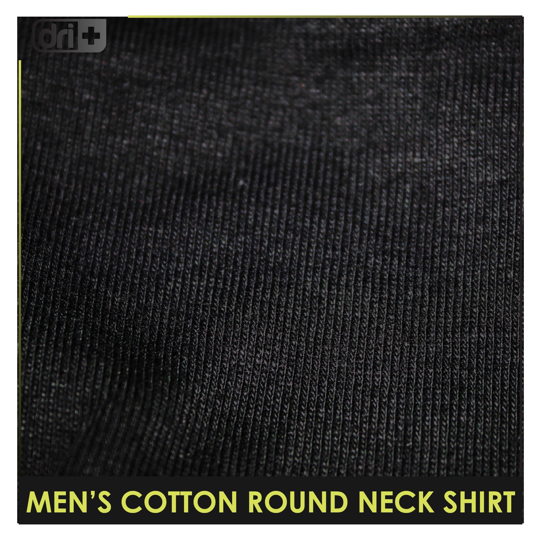 Dri Plus Men’s Doripurasu Anti-Odor Sweat Wicking Light Cotton Roundneck Shirt 1 piece DUMSRC5211