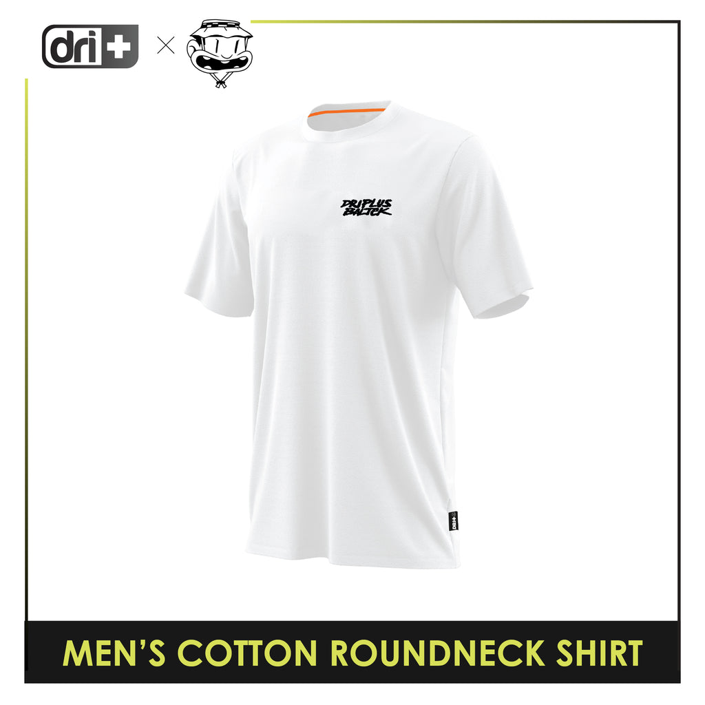 Dri Plus Men’s Baltek Collection Anti-Odor Sweat Wicking Cotton Roundneck Shirt 1 pc DUMSRC5213