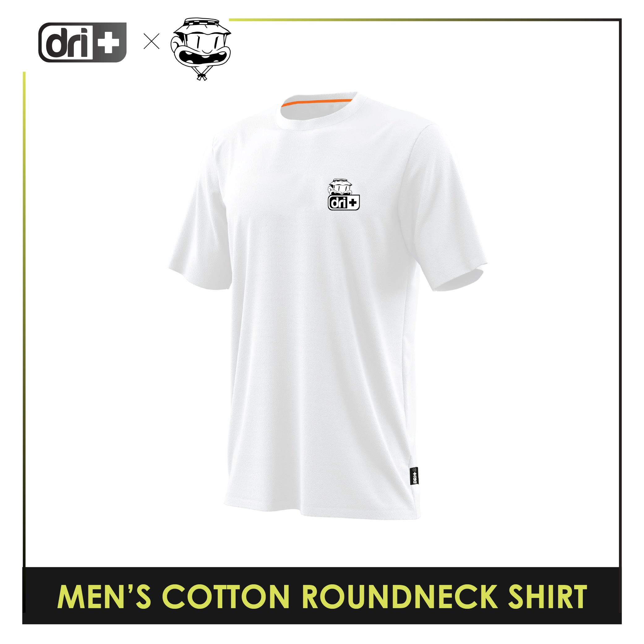 Dri Plus Men’s Baltek Collection Anti-Odor Sweat Wicking Cotton Roundneck Shirt 1 pc DUMSRC5214